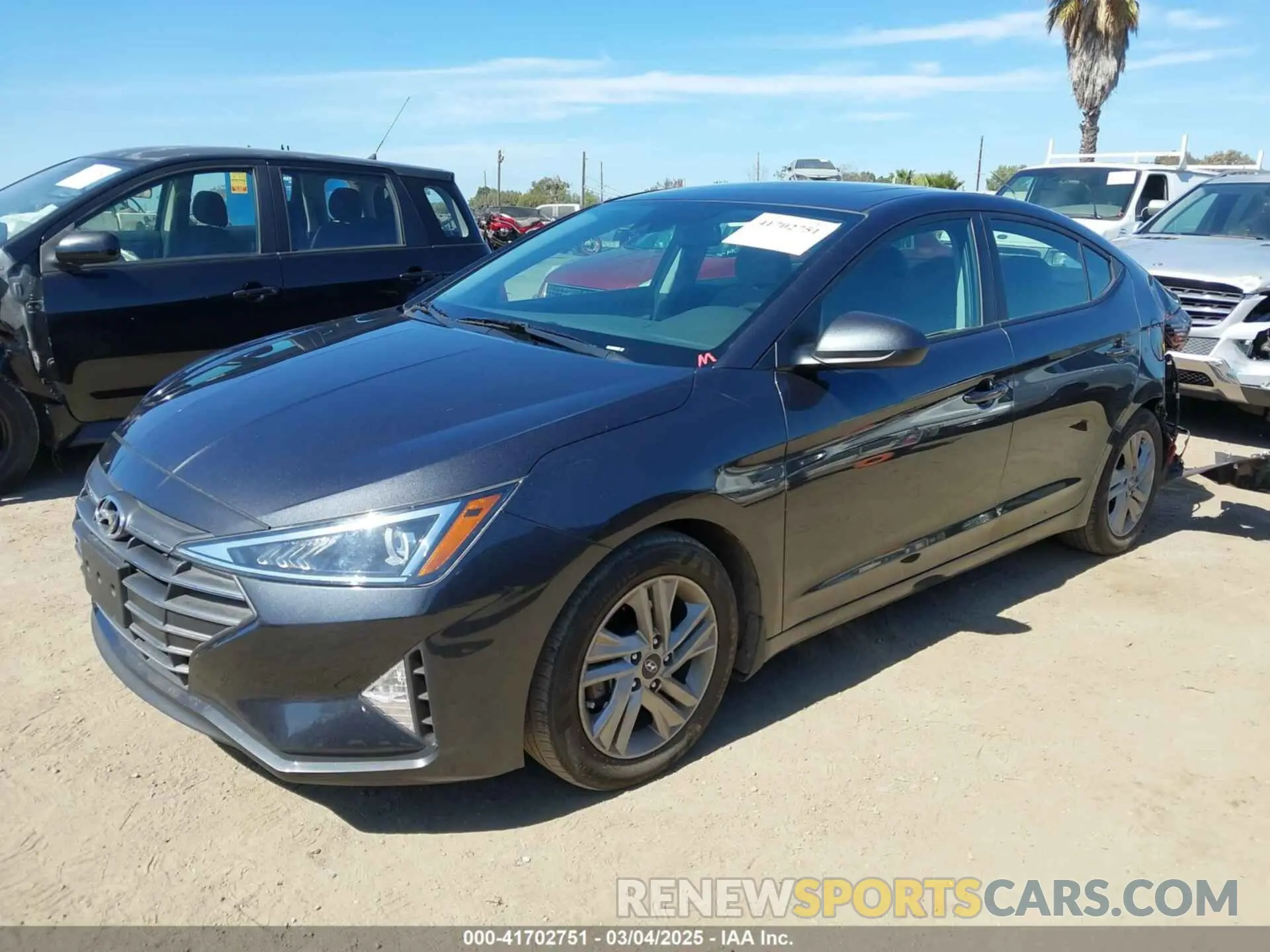 2 fotografías del automóvil dañado 5NPD84LF9LH558115 HYUNDAI ELANTRA 2020