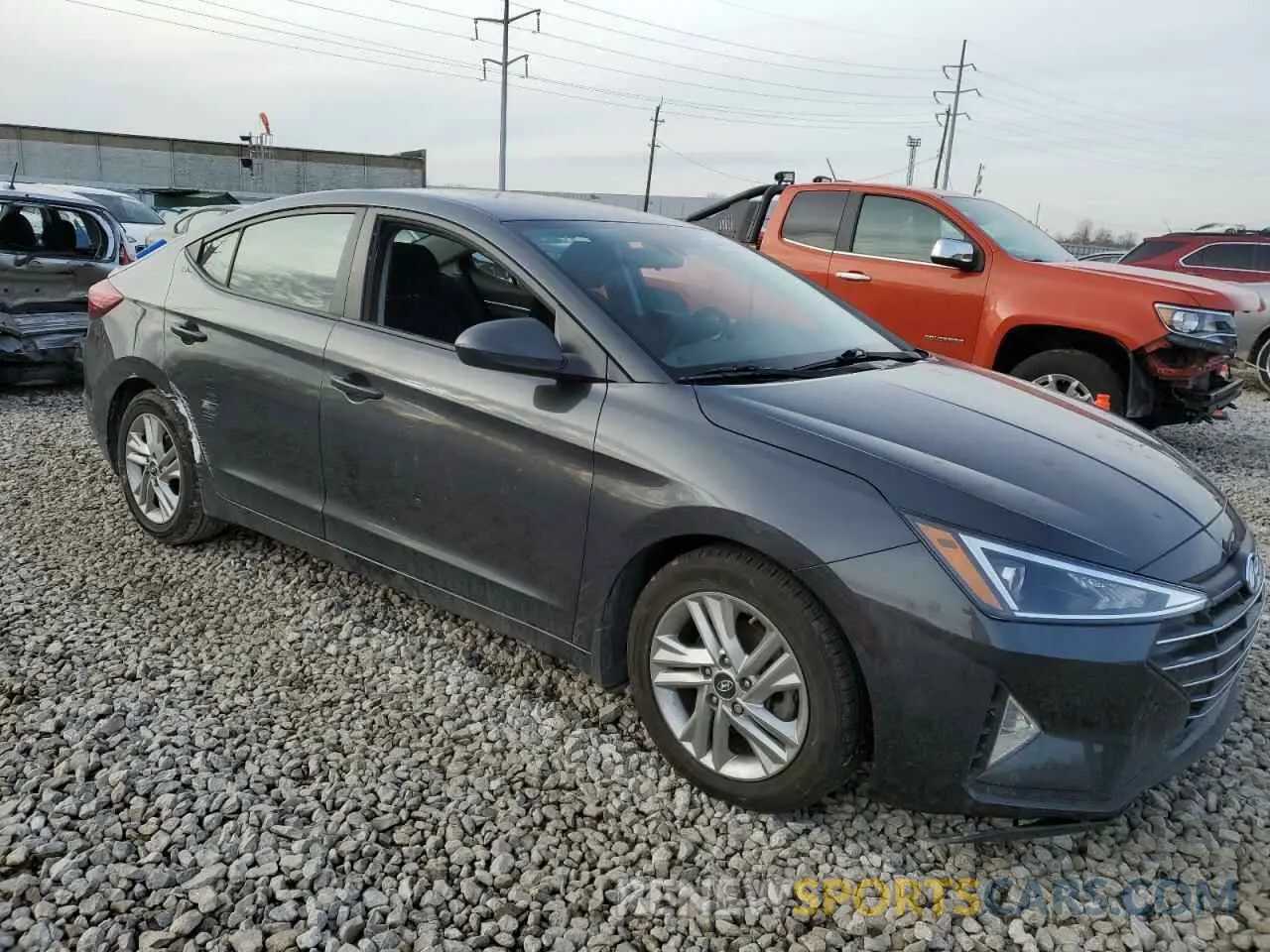 4 fotografías del automóvil dañado 5NPD84LF9LH564559 HYUNDAI ELANTRA 2020