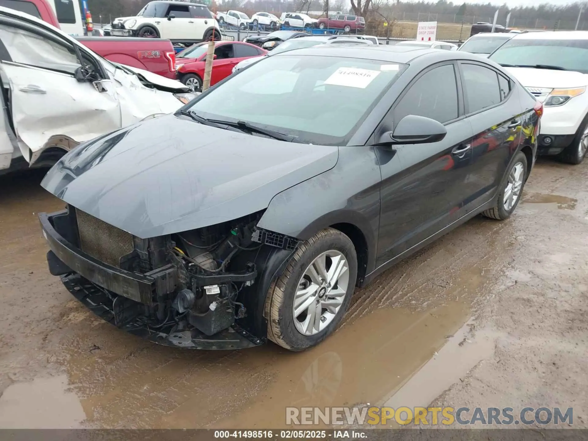 2 fotografías del automóvil dañado 5NPD84LF9LH568174 HYUNDAI ELANTRA 2020