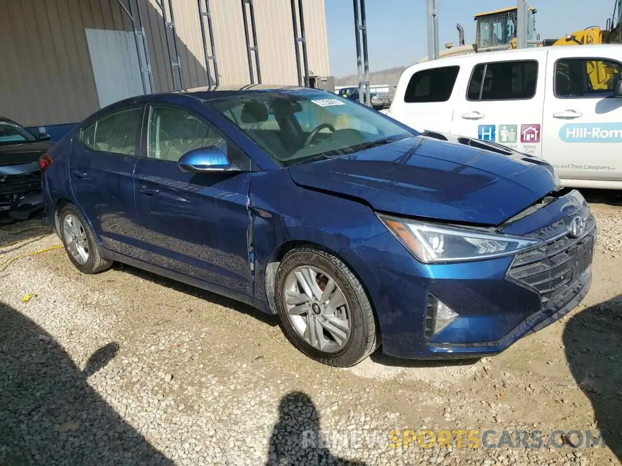 4 fotografías del automóvil dañado 5NPD84LF9LH569678 HYUNDAI ELANTRA 2020