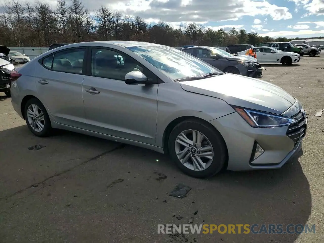 4 fotografías del automóvil dañado 5NPD84LF9LH572869 HYUNDAI ELANTRA 2020