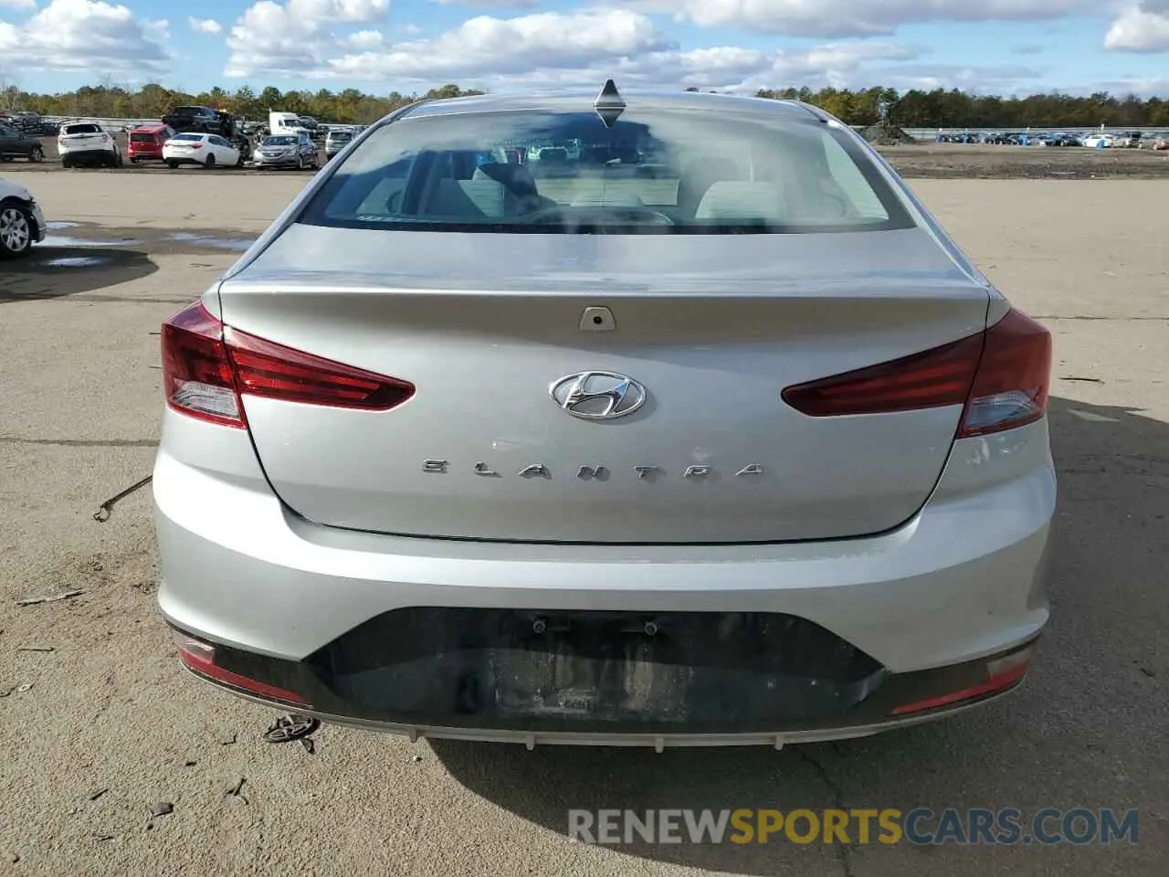 6 fotografías del automóvil dañado 5NPD84LF9LH572869 HYUNDAI ELANTRA 2020