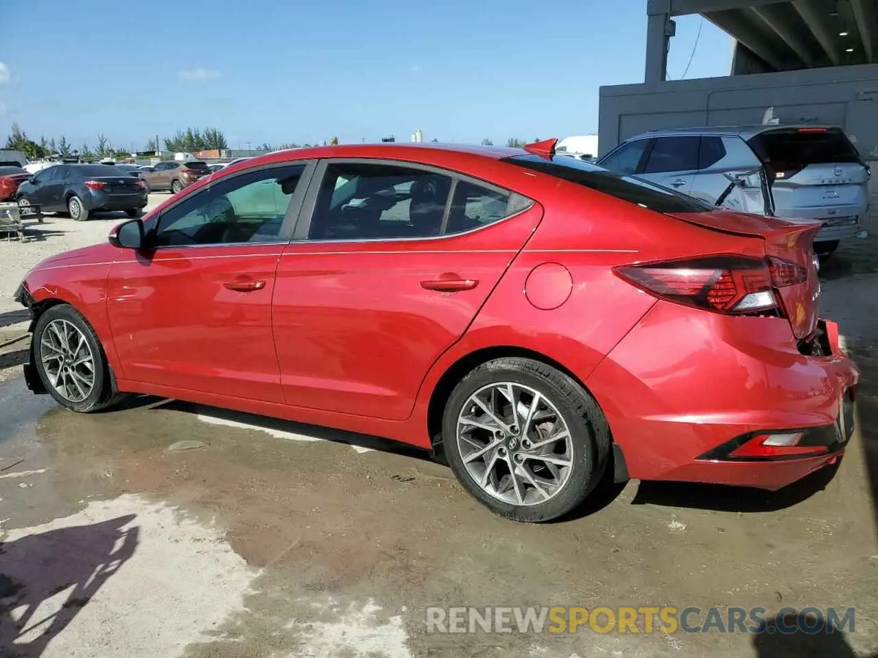 2 fotografías del automóvil dañado 5NPD84LF9LH576775 HYUNDAI ELANTRA 2020