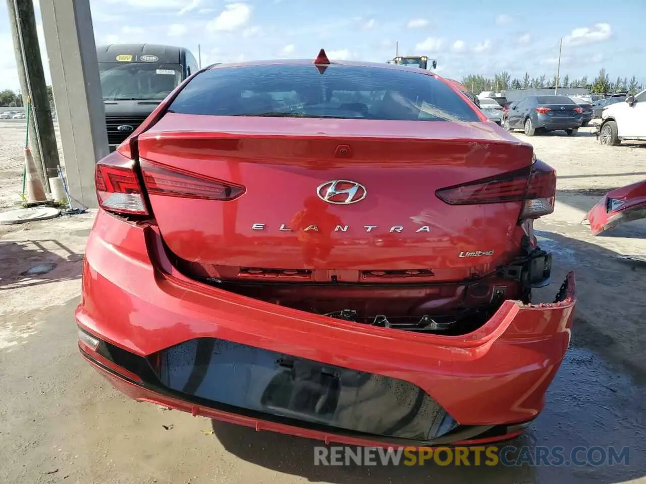 6 fotografías del automóvil dañado 5NPD84LF9LH576775 HYUNDAI ELANTRA 2020