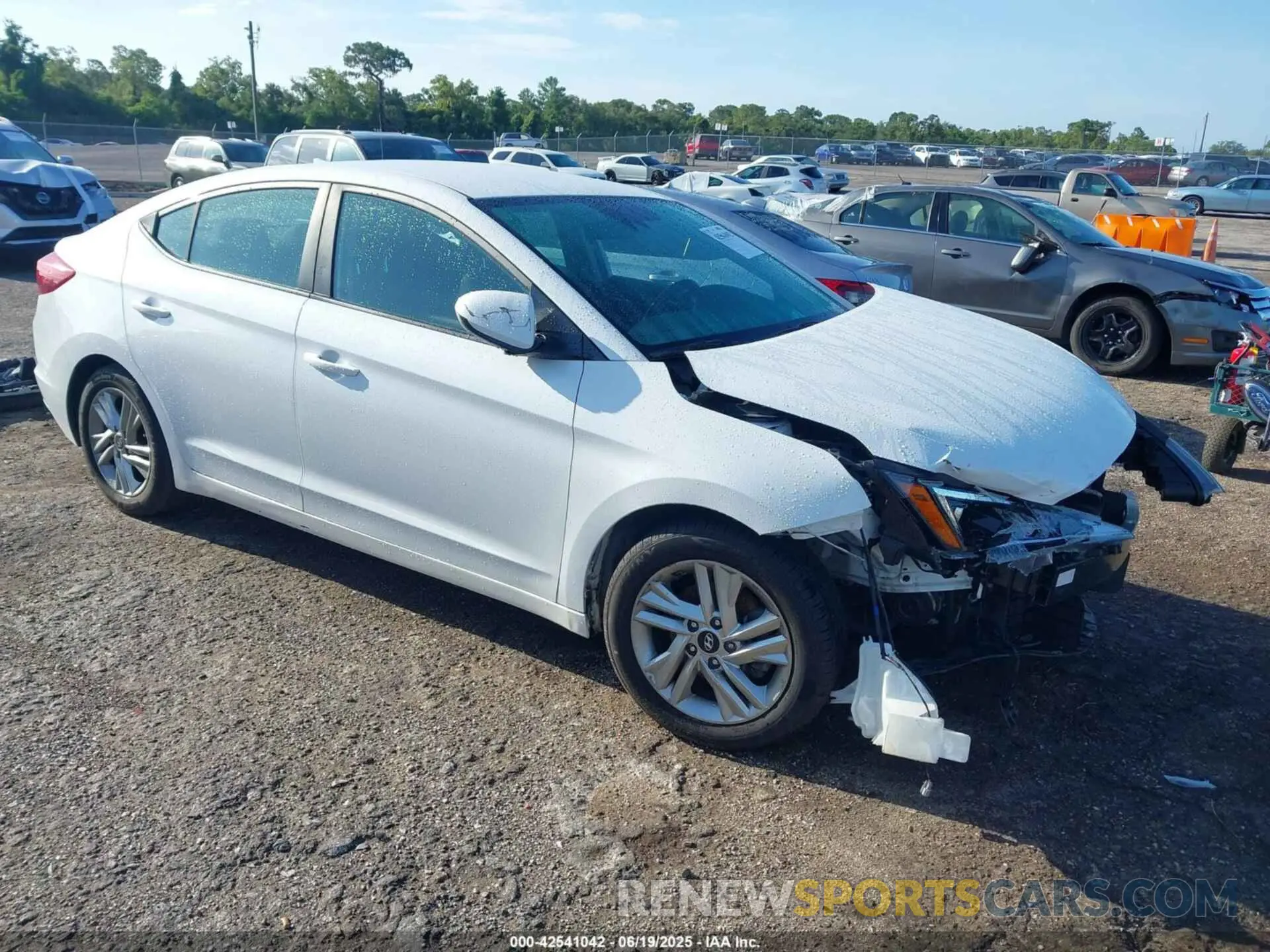 1 fotografías del automóvil dañado 5NPD84LF9LH579563 HYUNDAI ELANTRA 2020