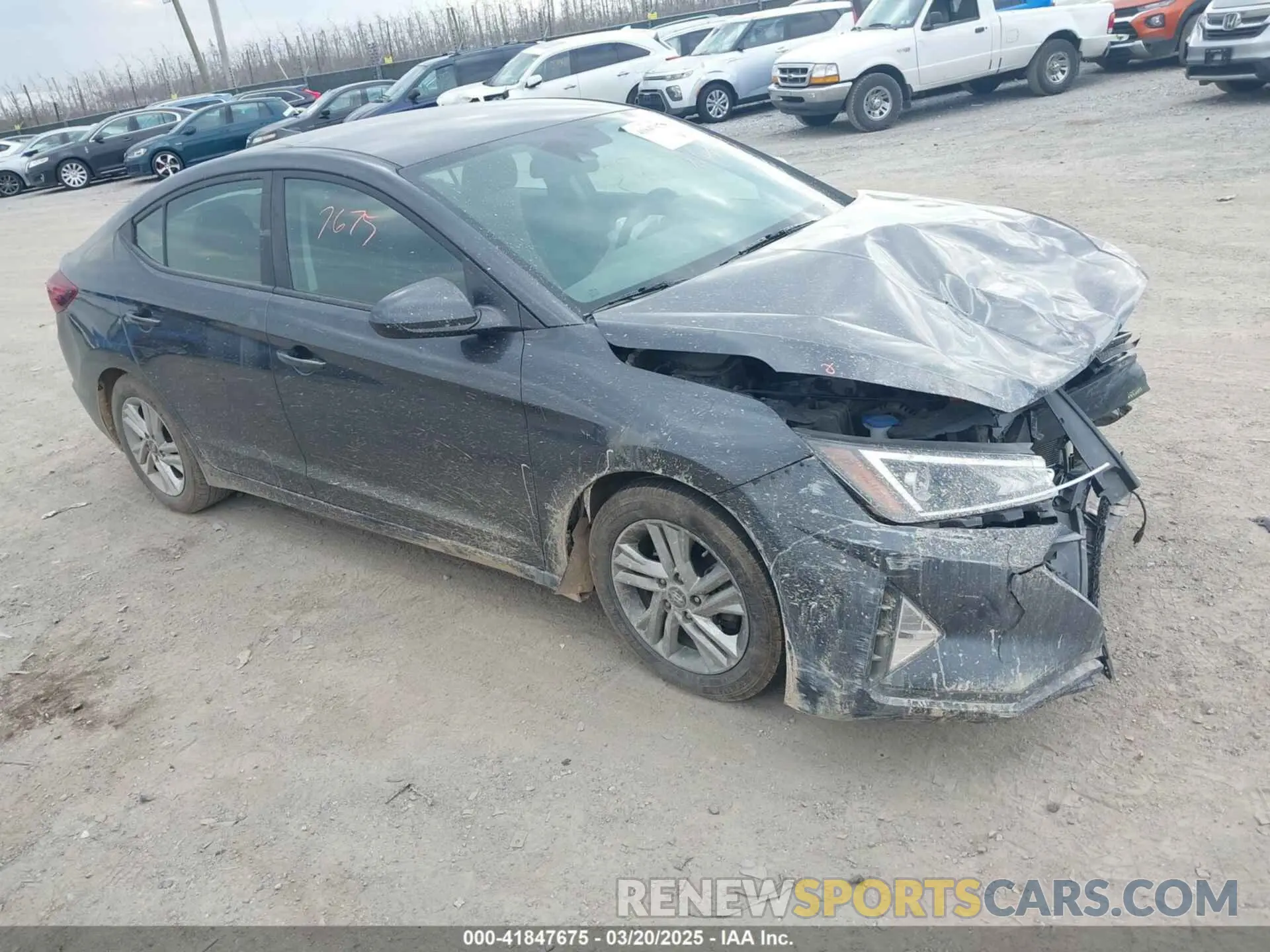 1 fotografías del automóvil dañado 5NPD84LF9LH583368 HYUNDAI ELANTRA 2020