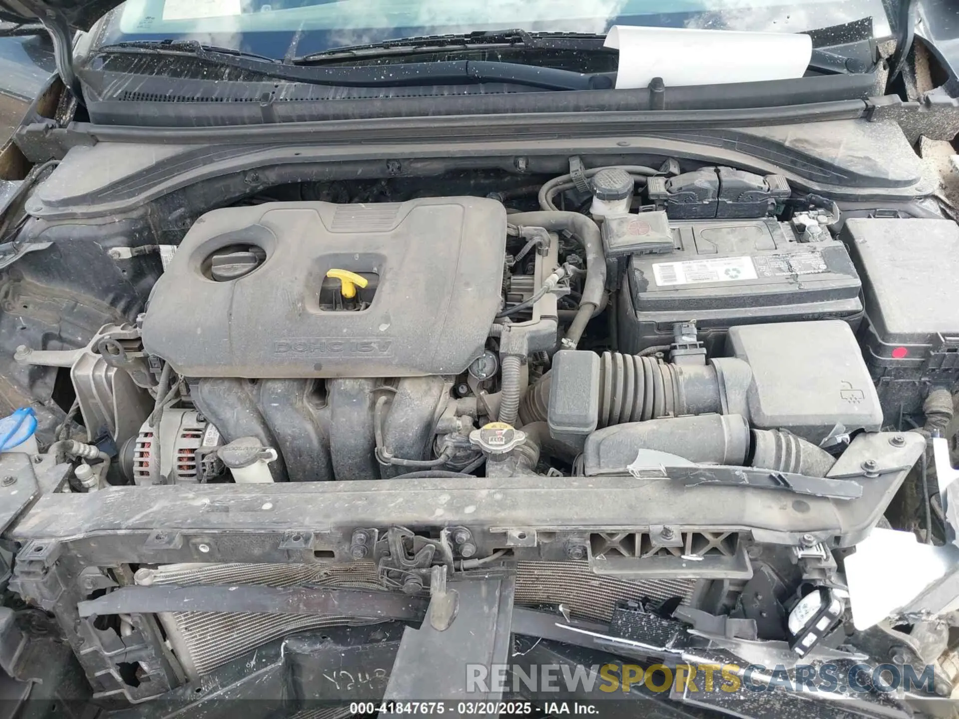 10 fotografías del automóvil dañado 5NPD84LF9LH583368 HYUNDAI ELANTRA 2020