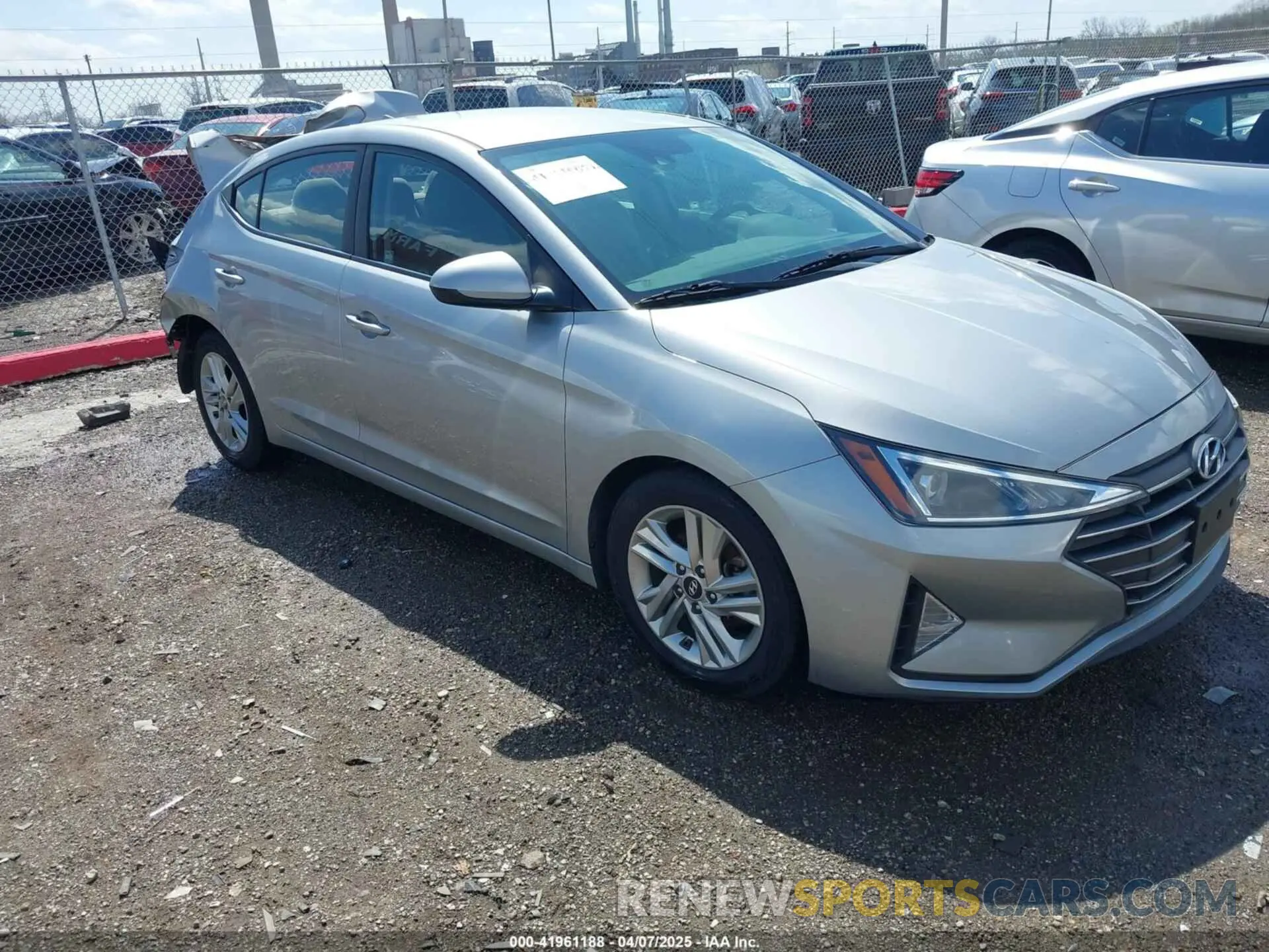 1 fotografías del automóvil dañado 5NPD84LF9LH584648 HYUNDAI ELANTRA 2020