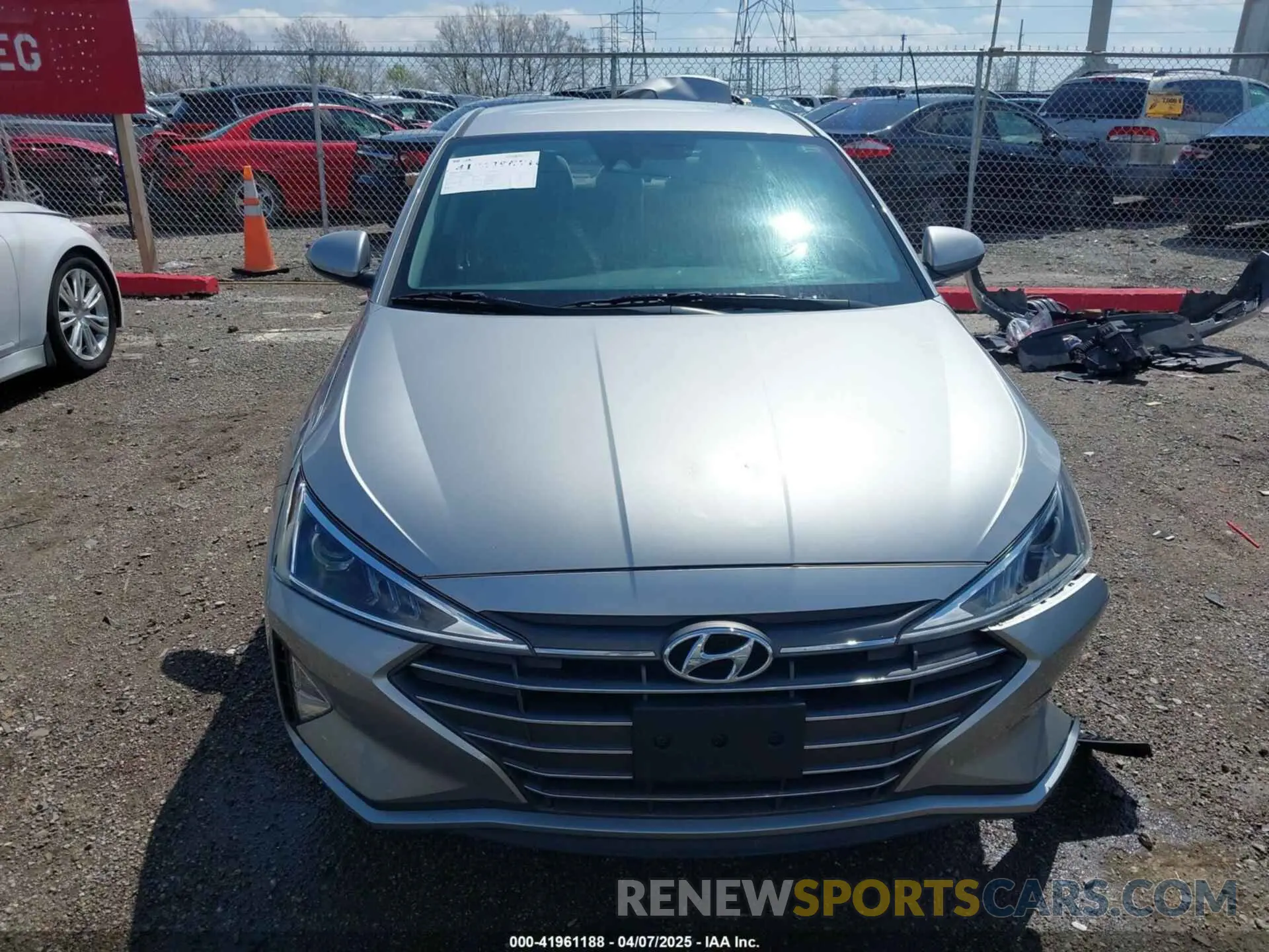 12 fotografías del automóvil dañado 5NPD84LF9LH584648 HYUNDAI ELANTRA 2020