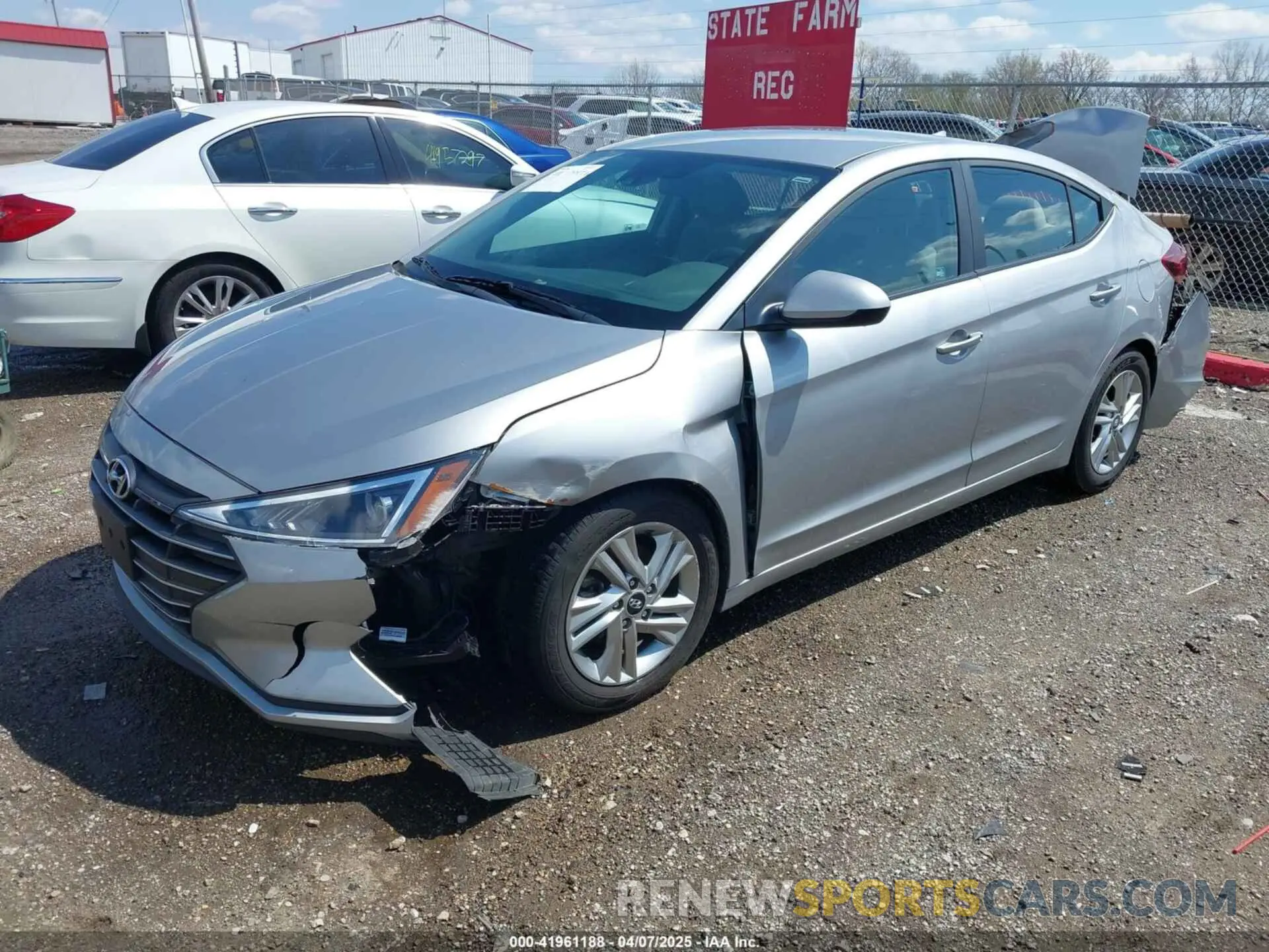 2 fotografías del automóvil dañado 5NPD84LF9LH584648 HYUNDAI ELANTRA 2020