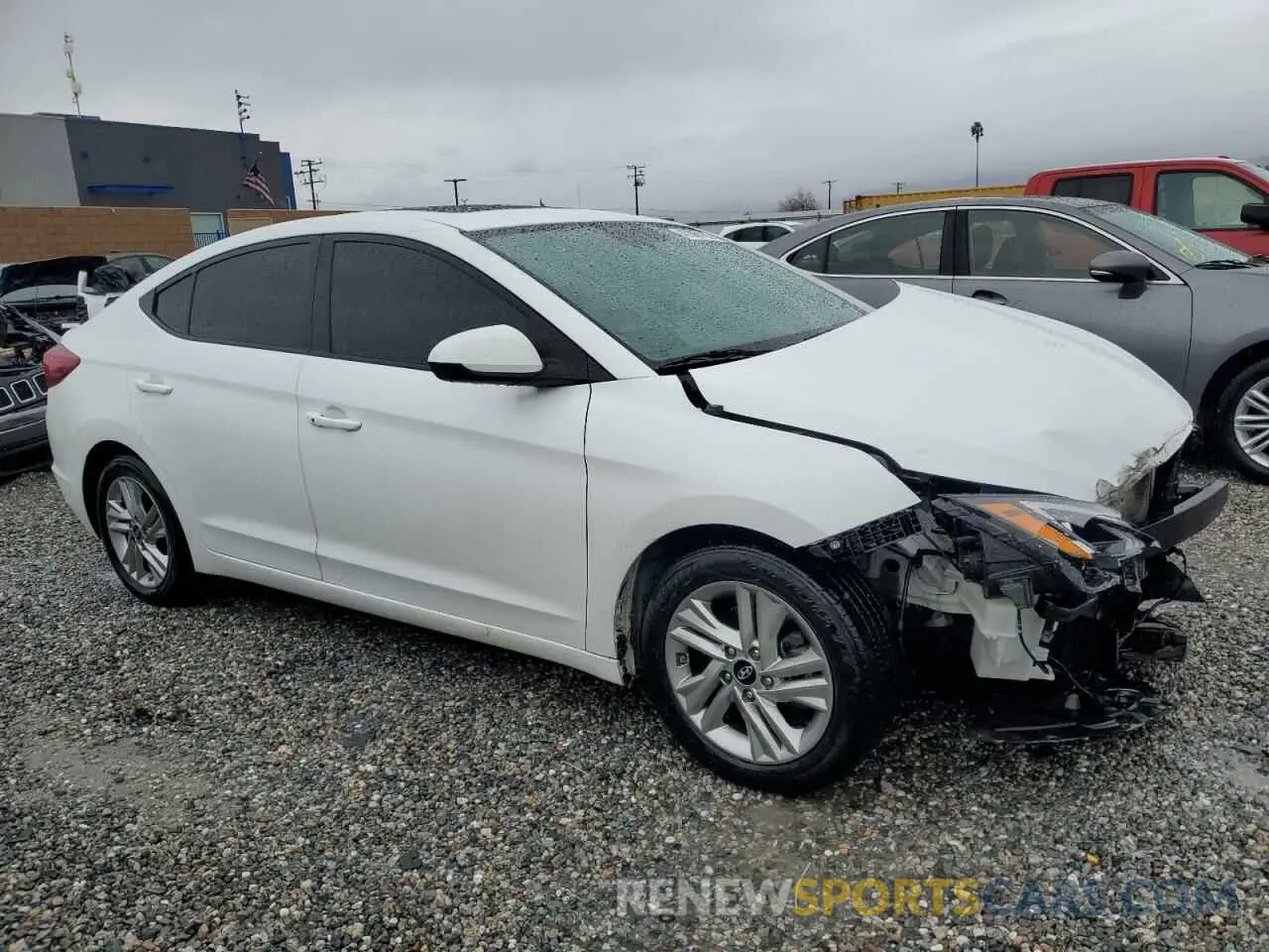 4 fotografías del automóvil dañado 5NPD84LF9LH591051 HYUNDAI ELANTRA 2020