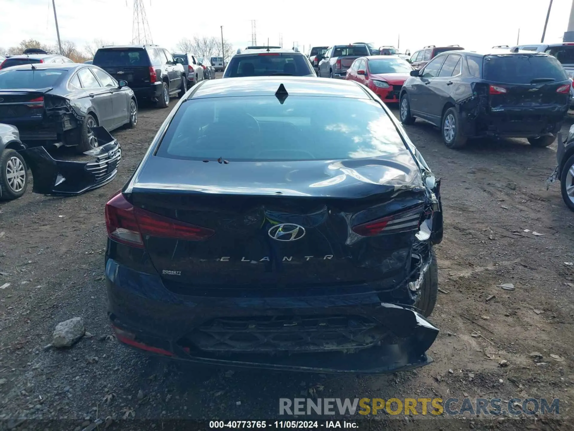 17 fotografías del automóvil dañado 5NPD84LF9LH595391 HYUNDAI ELANTRA 2020