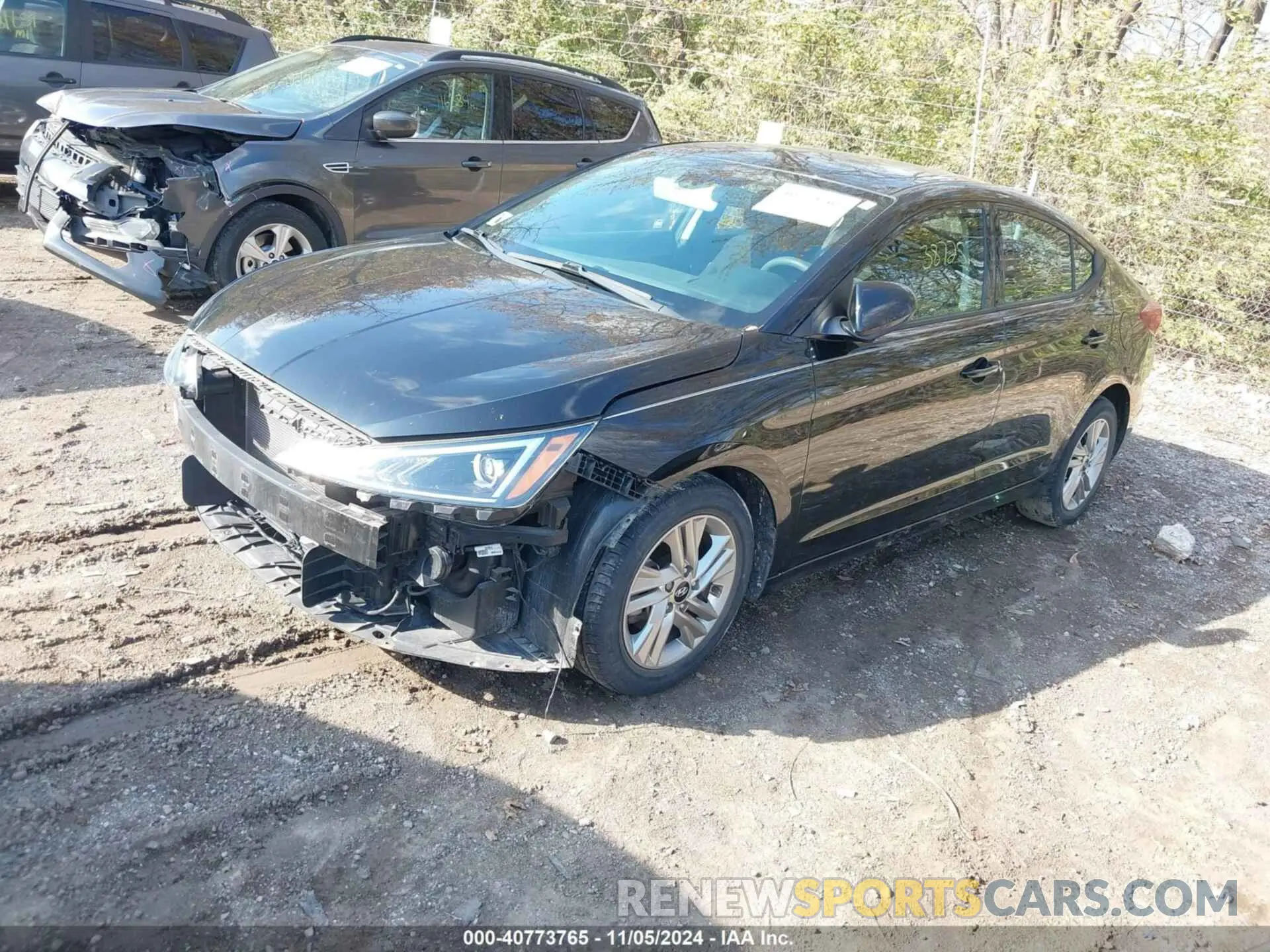 2 fotografías del automóvil dañado 5NPD84LF9LH595391 HYUNDAI ELANTRA 2020