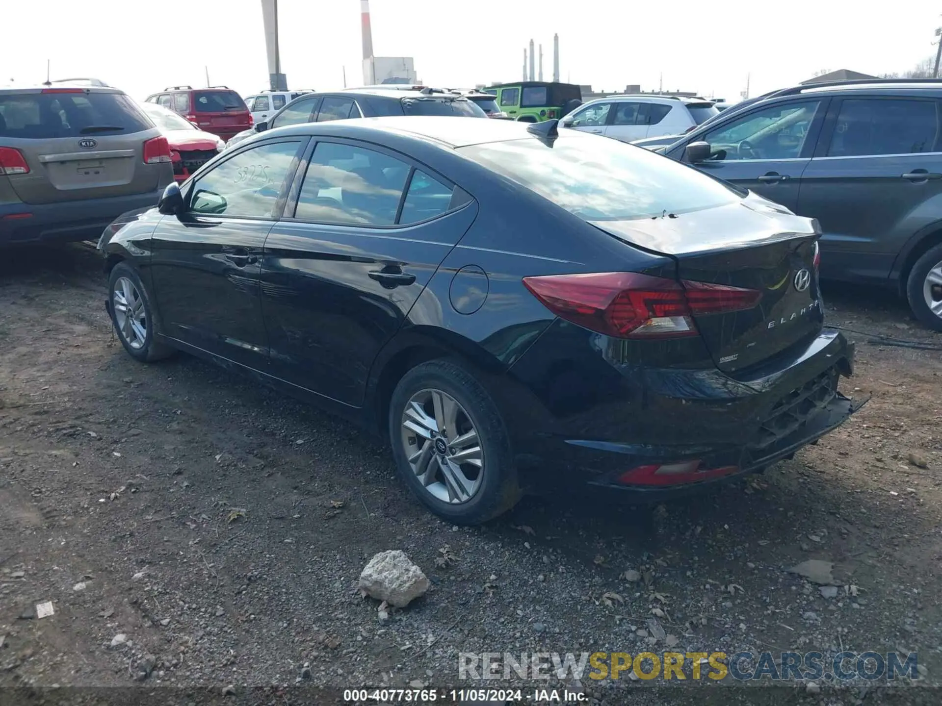 3 fotografías del automóvil dañado 5NPD84LF9LH595391 HYUNDAI ELANTRA 2020