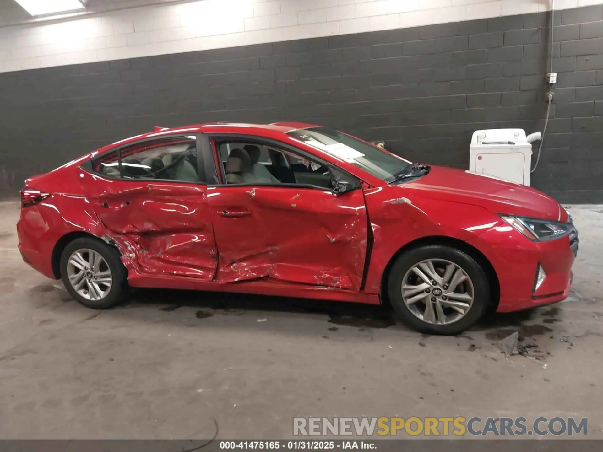 13 fotografías del automóvil dañado 5NPD84LF9LH612478 HYUNDAI ELANTRA 2020