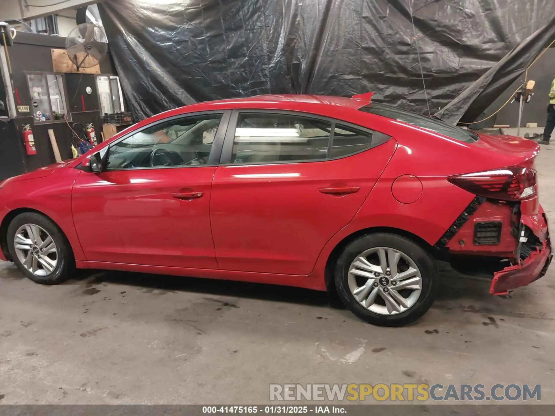 14 fotografías del automóvil dañado 5NPD84LF9LH612478 HYUNDAI ELANTRA 2020