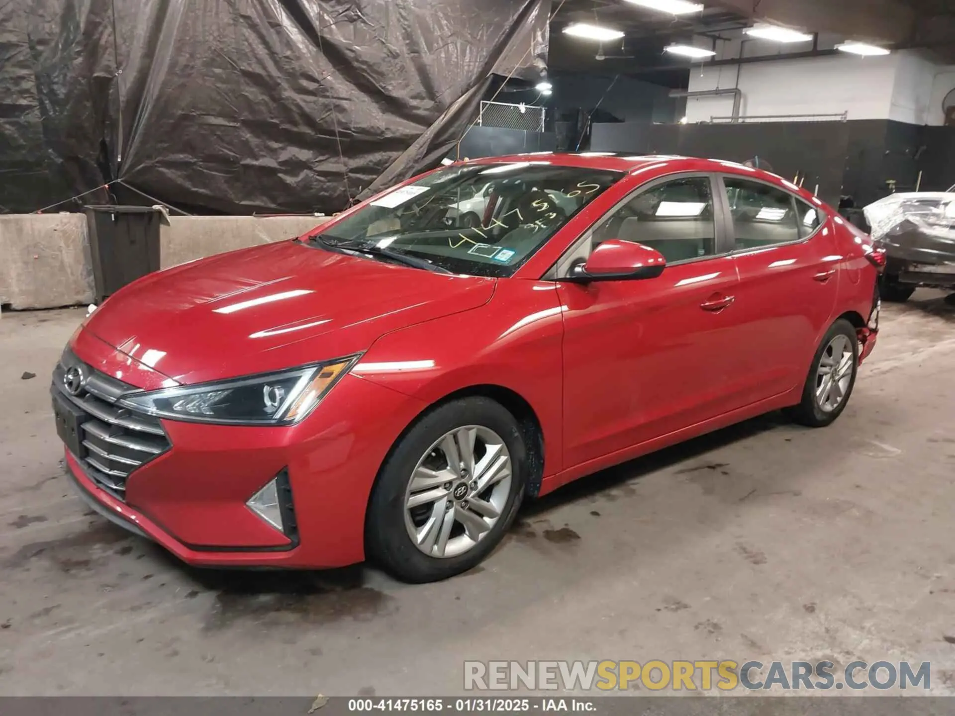 2 fotografías del automóvil dañado 5NPD84LF9LH612478 HYUNDAI ELANTRA 2020