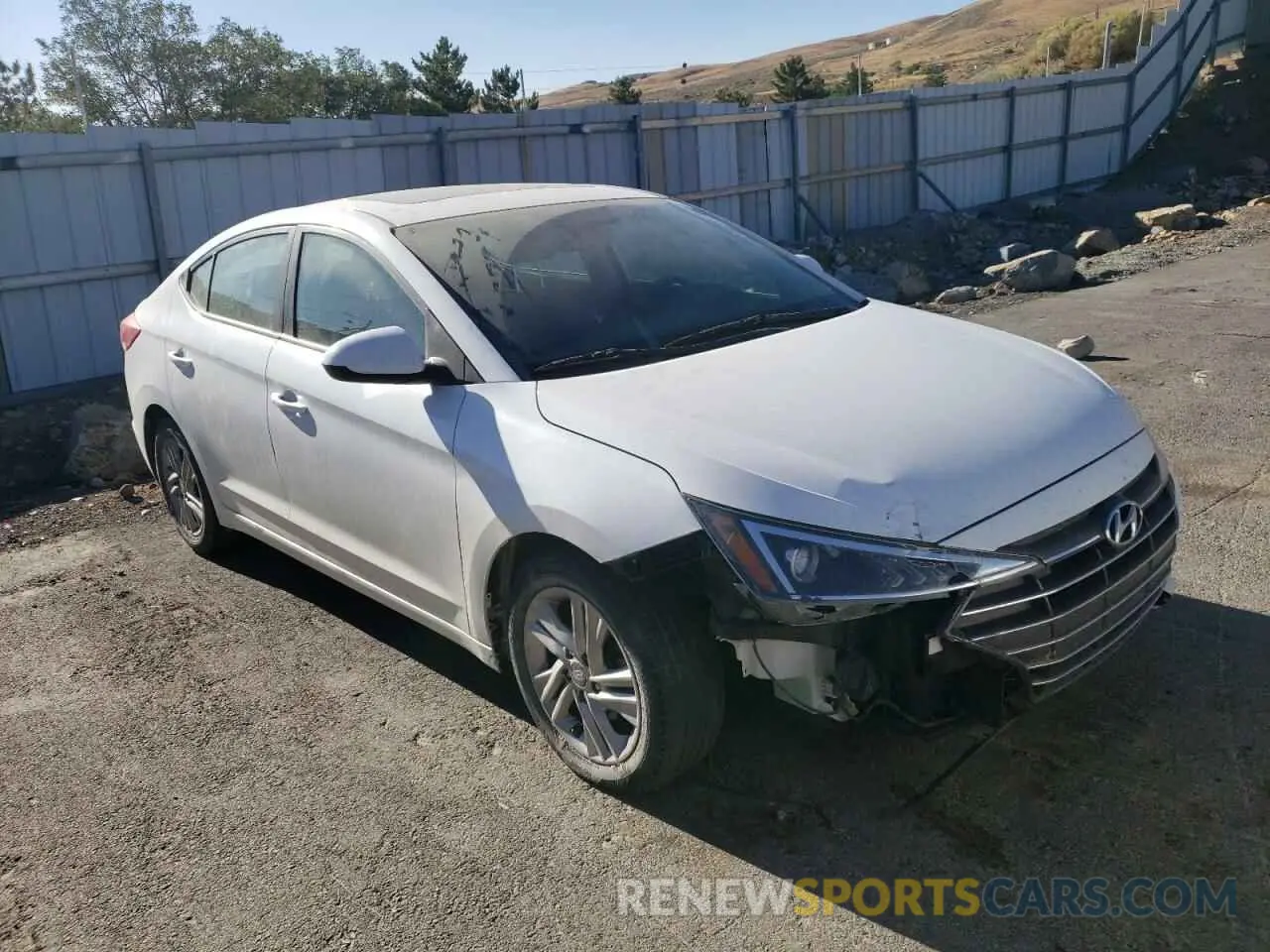 4 fotografías del automóvil dañado 5NPD84LF9LH629488 HYUNDAI ELANTRA 2020