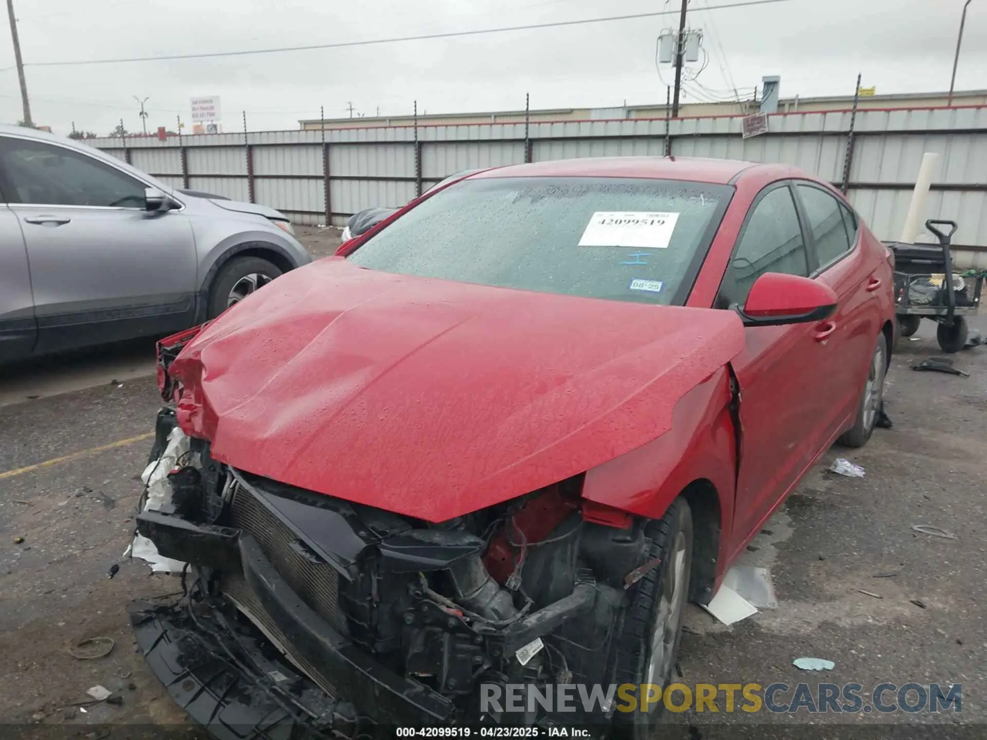 2 fotografías del automóvil dañado 5NPD84LF9LH632424 HYUNDAI ELANTRA 2020