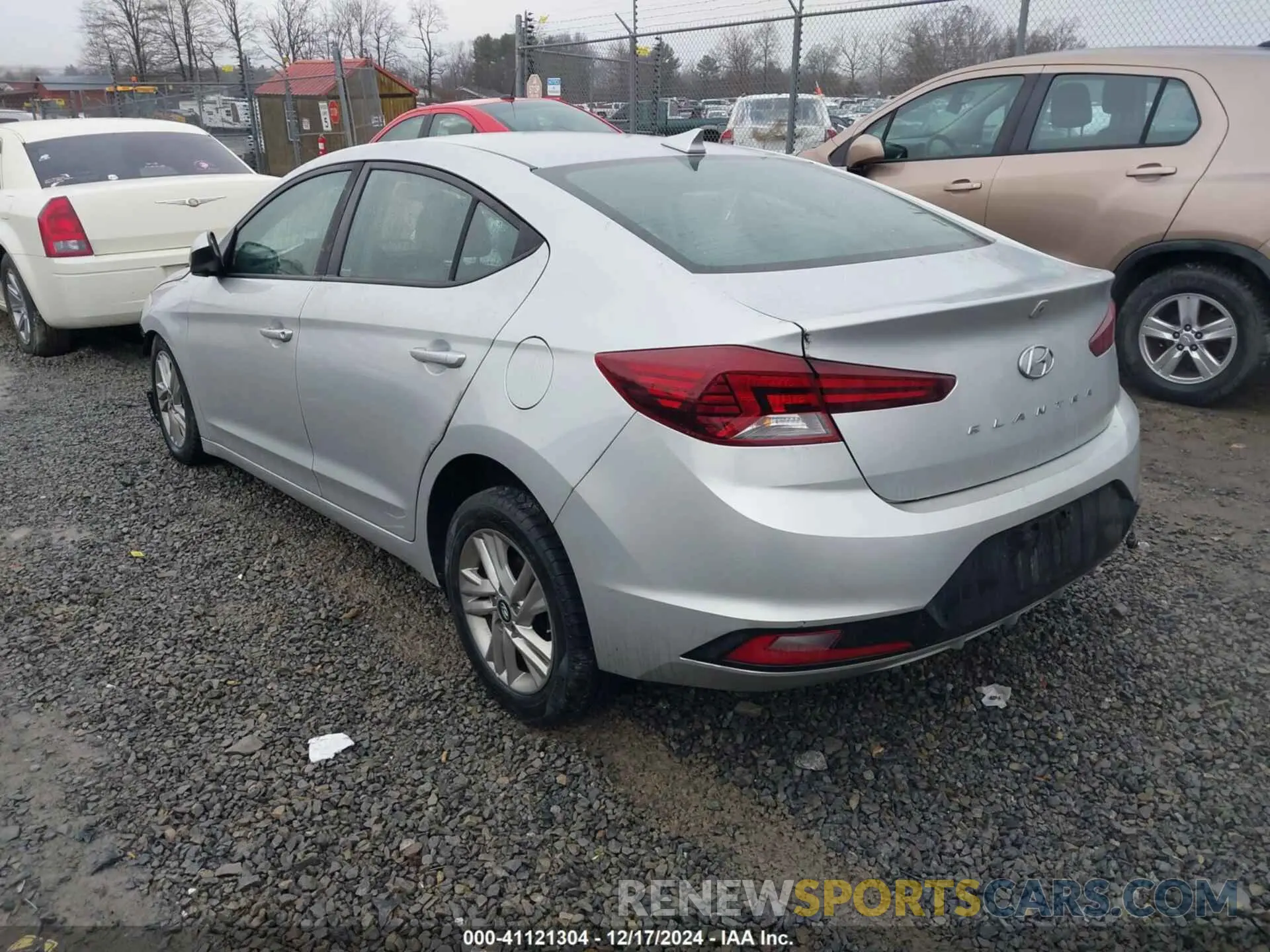 3 fotografías del automóvil dañado 5NPD84LFXLH508775 HYUNDAI ELANTRA 2020
