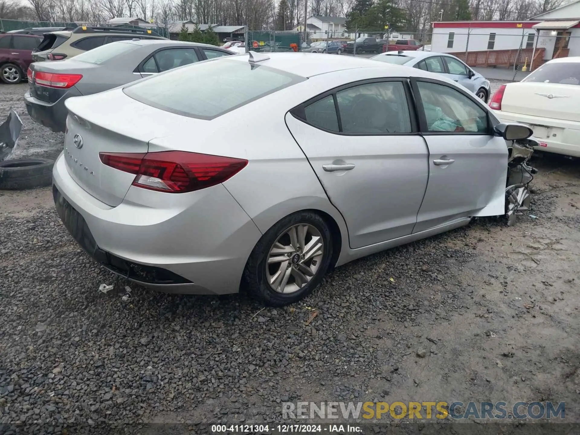 4 fotografías del automóvil dañado 5NPD84LFXLH508775 HYUNDAI ELANTRA 2020