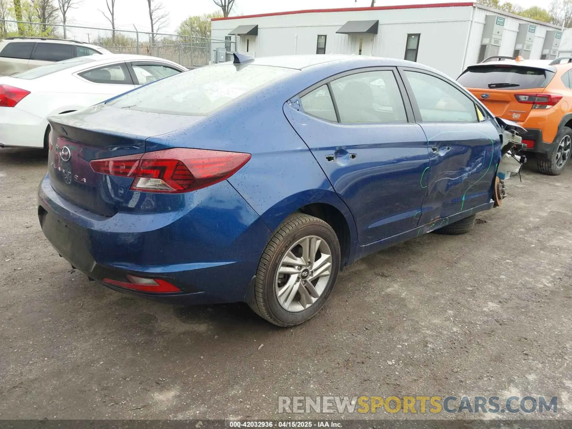 4 fotografías del automóvil dañado 5NPD84LFXLH509814 HYUNDAI ELANTRA 2020