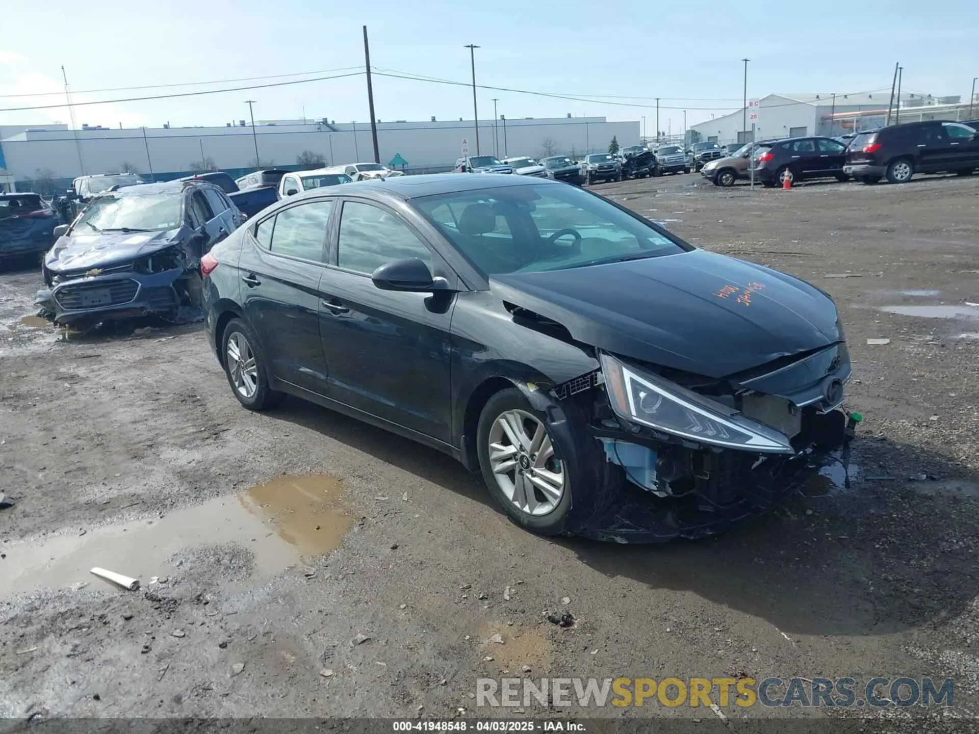 1 fotografías del automóvil dañado 5NPD84LFXLH510395 HYUNDAI ELANTRA 2020