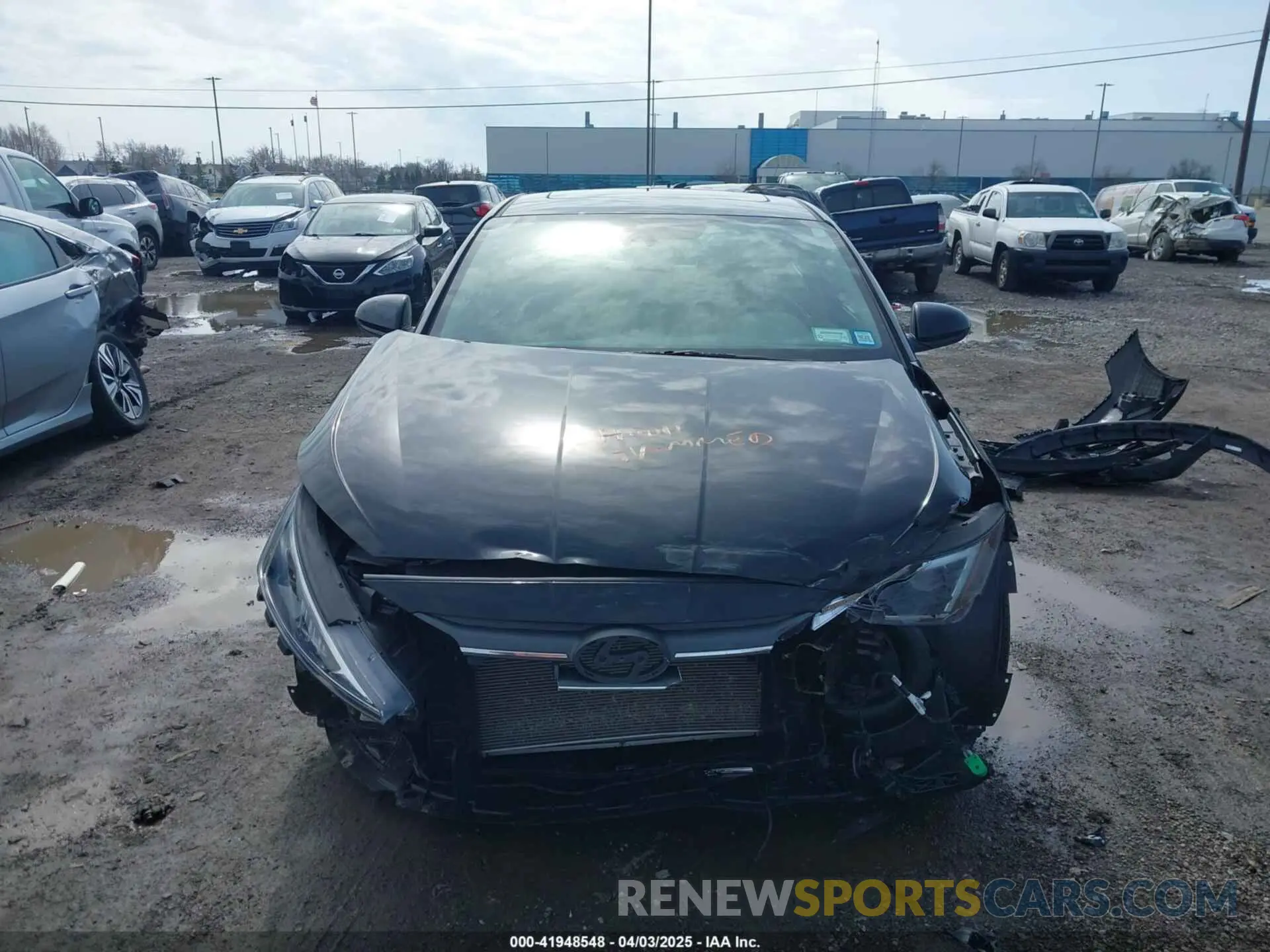 13 fotografías del automóvil dañado 5NPD84LFXLH510395 HYUNDAI ELANTRA 2020
