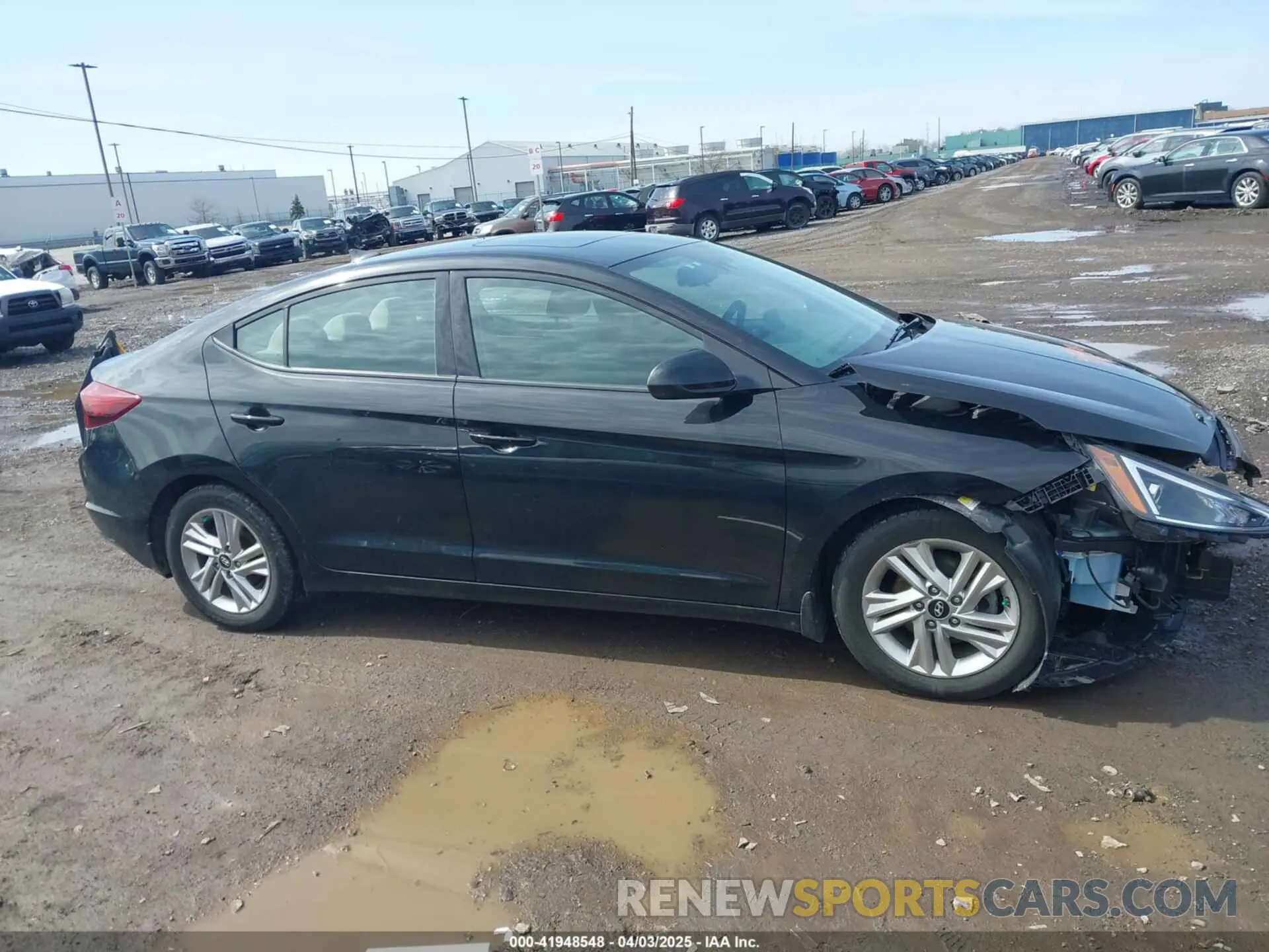 14 fotografías del automóvil dañado 5NPD84LFXLH510395 HYUNDAI ELANTRA 2020