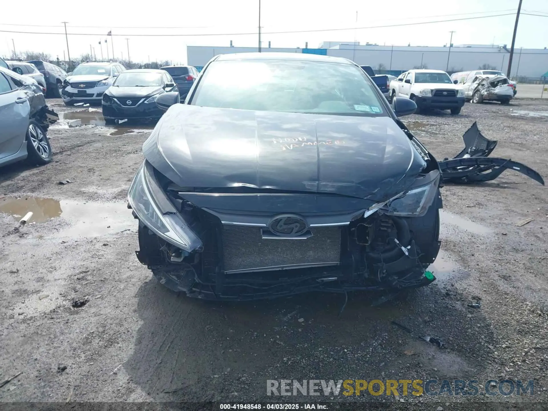 6 fotografías del automóvil dañado 5NPD84LFXLH510395 HYUNDAI ELANTRA 2020