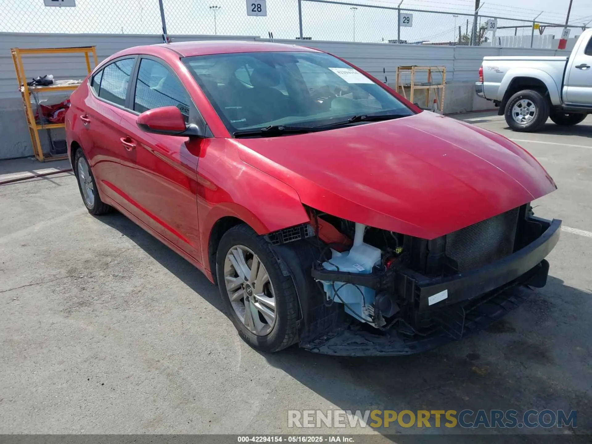 1 fotografías del automóvil dañado 5NPD84LFXLH513927 HYUNDAI ELANTRA 2020