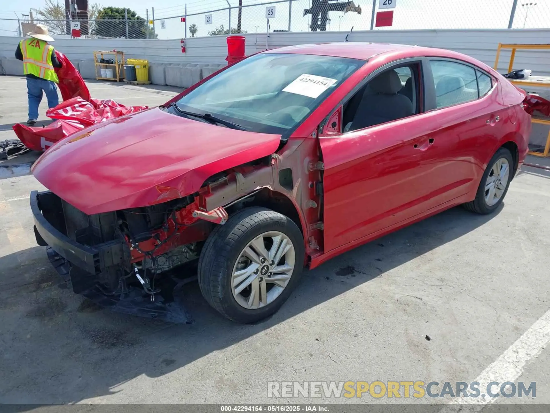 2 fotografías del automóvil dañado 5NPD84LFXLH513927 HYUNDAI ELANTRA 2020