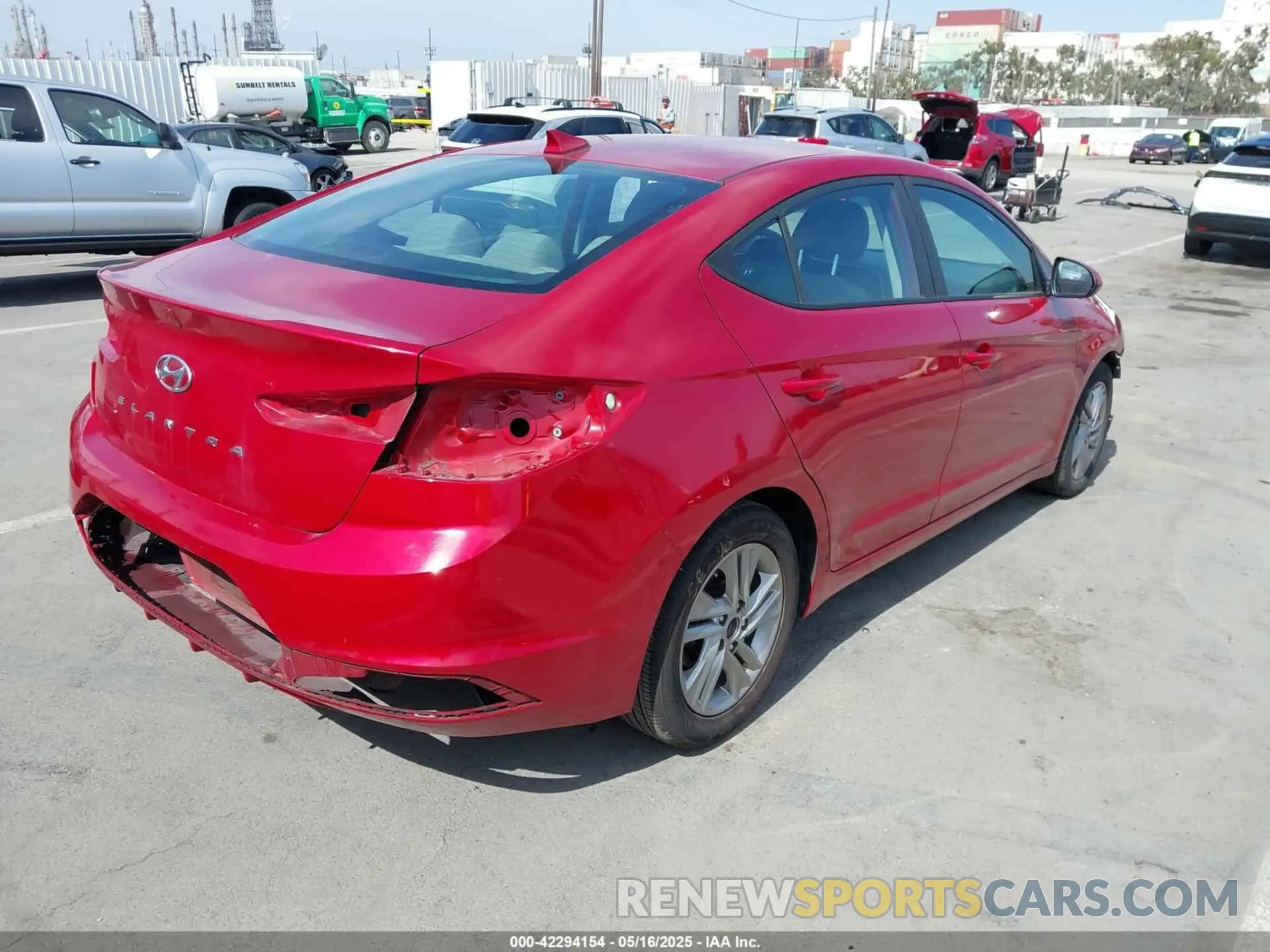4 fotografías del automóvil dañado 5NPD84LFXLH513927 HYUNDAI ELANTRA 2020