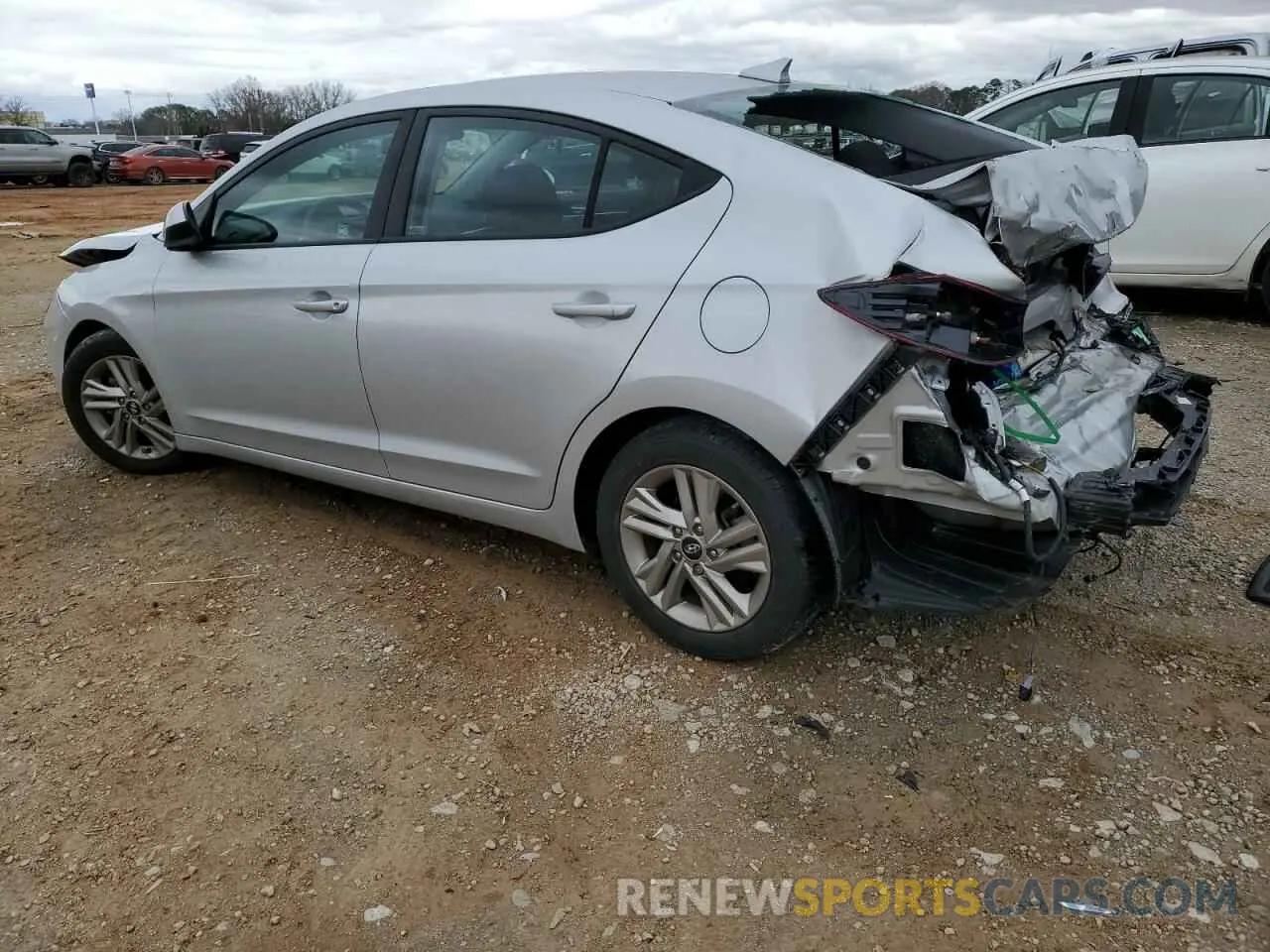 2 fotografías del automóvil dañado 5NPD84LFXLH519730 HYUNDAI ELANTRA 2020