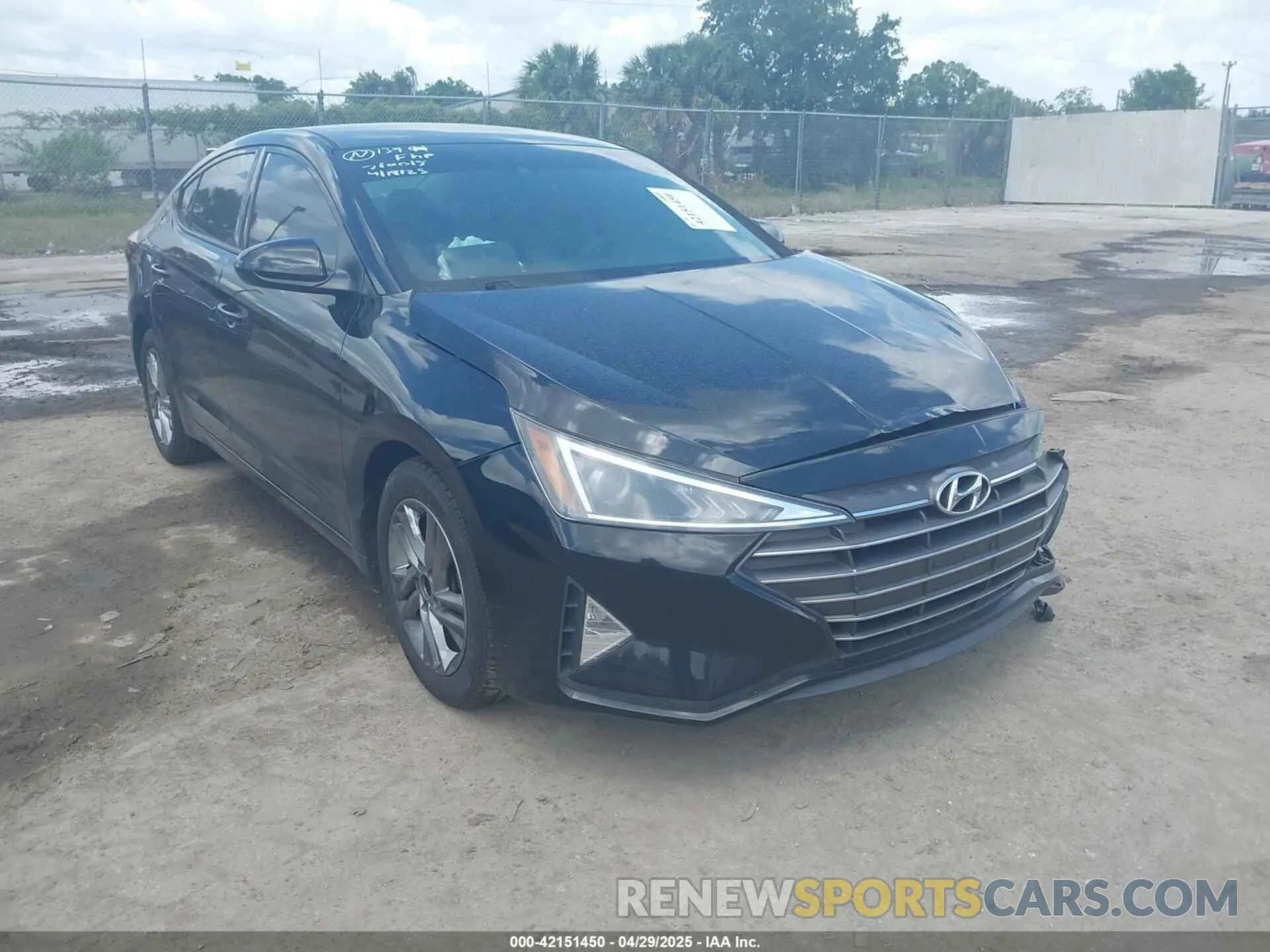 1 fotografías del automóvil dañado 5NPD84LFXLH528511 HYUNDAI ELANTRA 2020