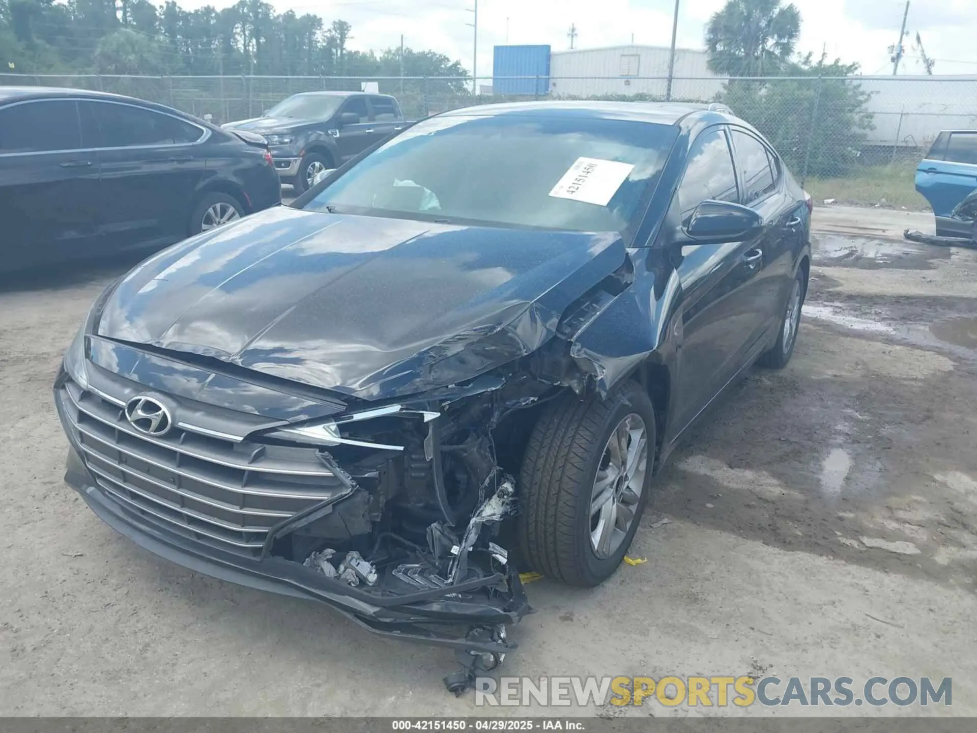 2 fotografías del automóvil dañado 5NPD84LFXLH528511 HYUNDAI ELANTRA 2020