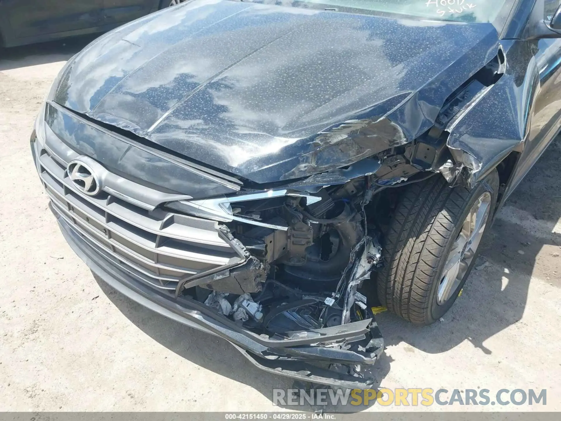 6 fotografías del automóvil dañado 5NPD84LFXLH528511 HYUNDAI ELANTRA 2020