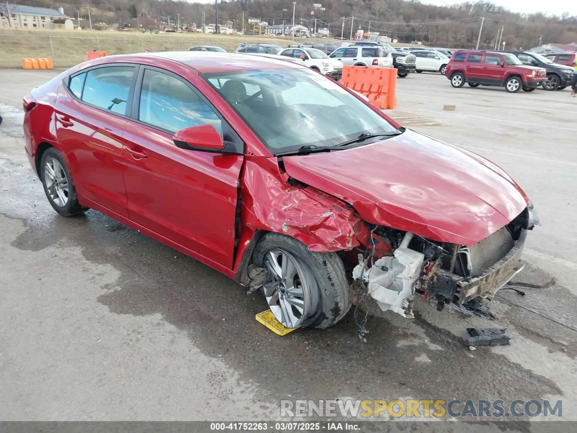 1 fotografías del automóvil dañado 5NPD84LFXLH534776 HYUNDAI ELANTRA 2020