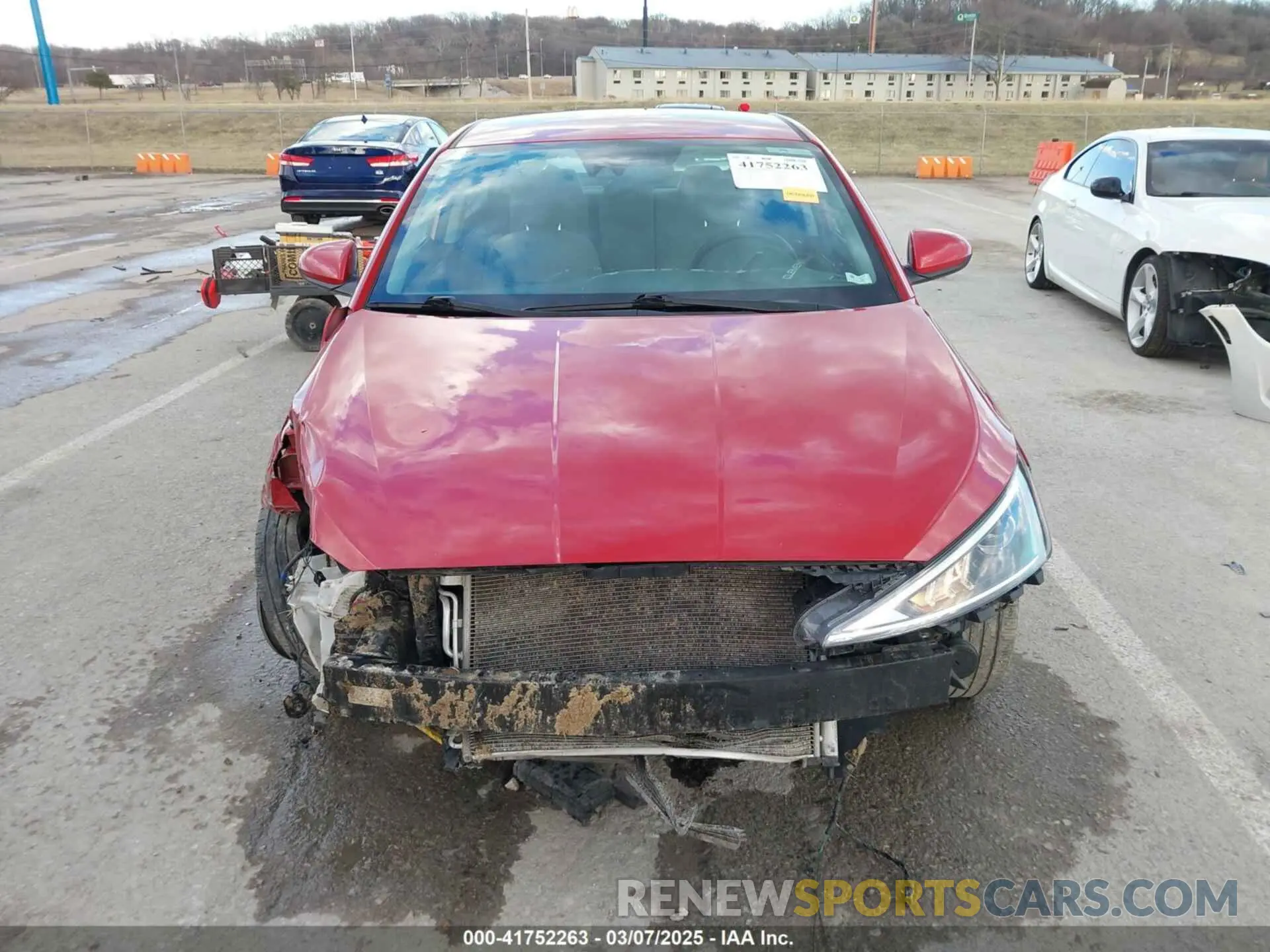 12 fotografías del automóvil dañado 5NPD84LFXLH534776 HYUNDAI ELANTRA 2020