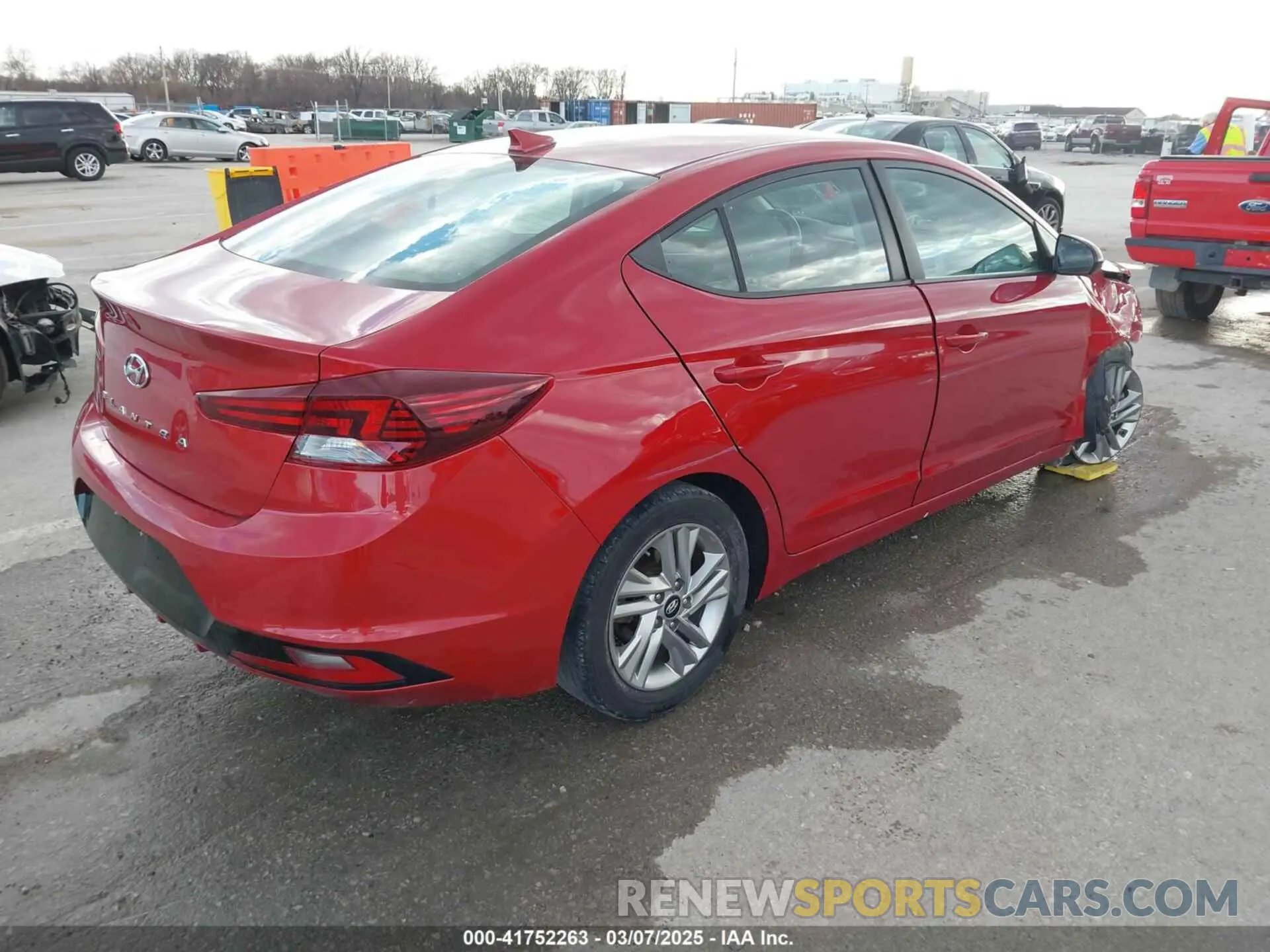 4 fotografías del automóvil dañado 5NPD84LFXLH534776 HYUNDAI ELANTRA 2020