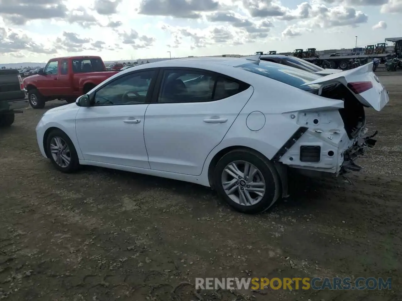 2 fotografías del automóvil dañado 5NPD84LFXLH538942 HYUNDAI ELANTRA 2020