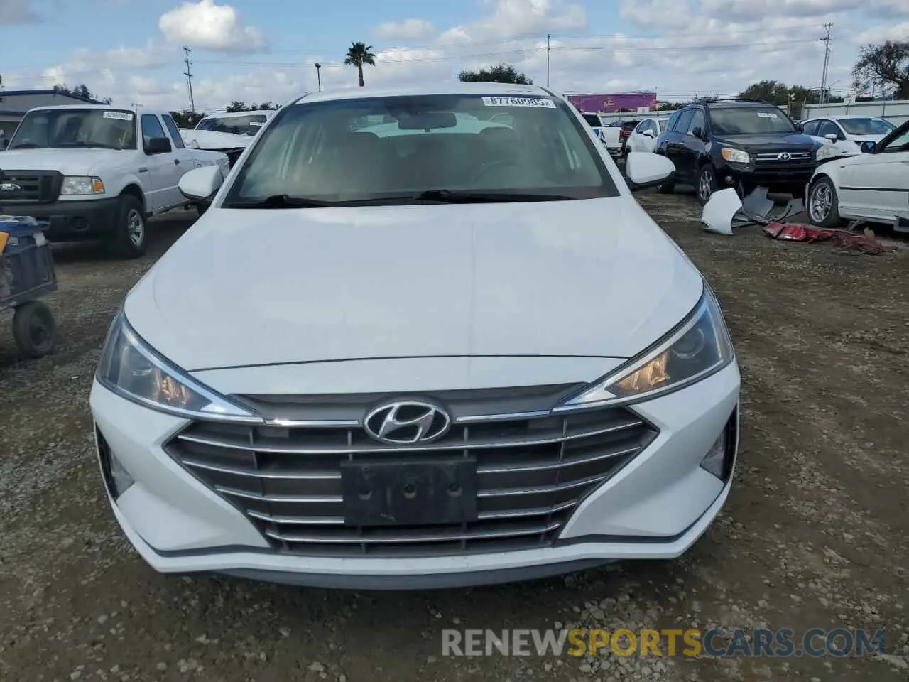 5 fotografías del automóvil dañado 5NPD84LFXLH538942 HYUNDAI ELANTRA 2020