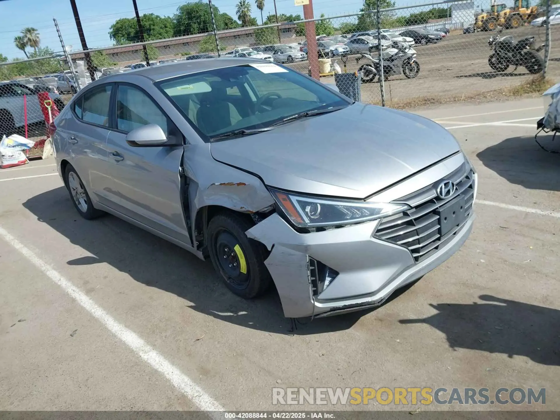 1 fotografías del automóvil dañado 5NPD84LFXLH551559 HYUNDAI ELANTRA 2020