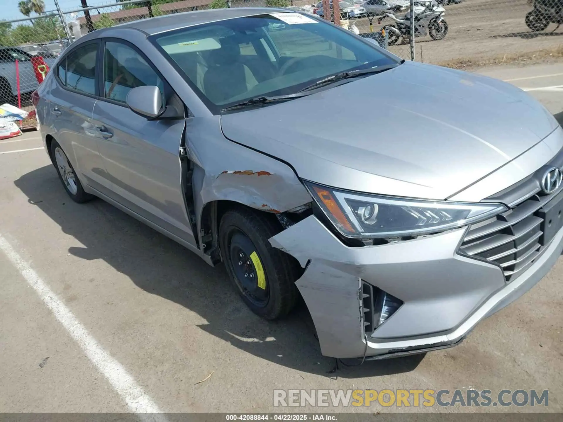 6 fotografías del automóvil dañado 5NPD84LFXLH551559 HYUNDAI ELANTRA 2020