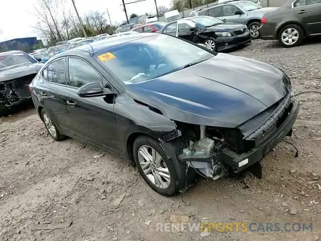 10 fotografías del automóvil dañado 5NPD84LFXLH552419 HYUNDAI ELANTRA 2020