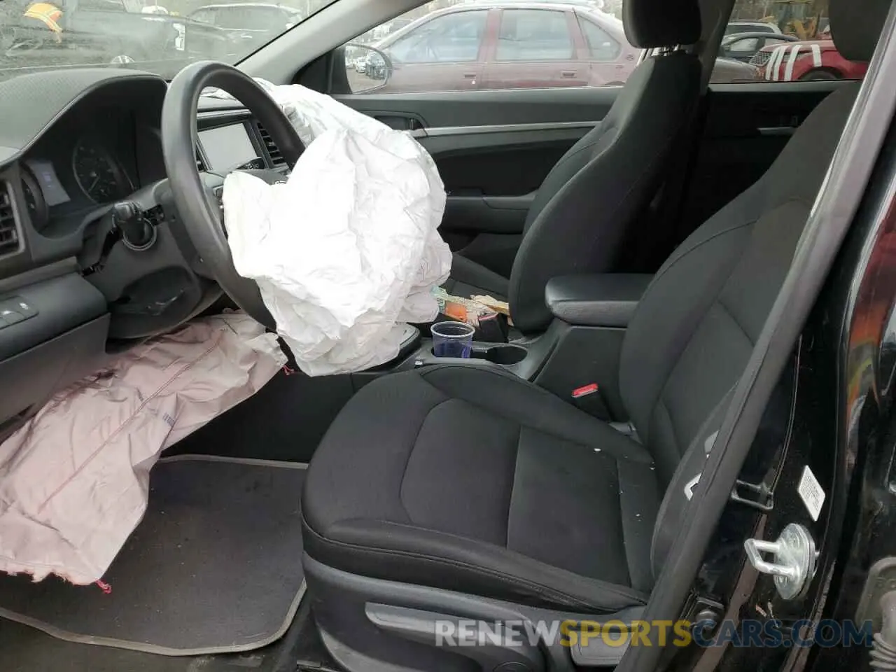 7 fotografías del automóvil dañado 5NPD84LFXLH552419 HYUNDAI ELANTRA 2020