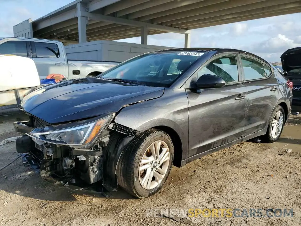 1 fotografías del automóvil dañado 5NPD84LFXLH558091 HYUNDAI ELANTRA 2020