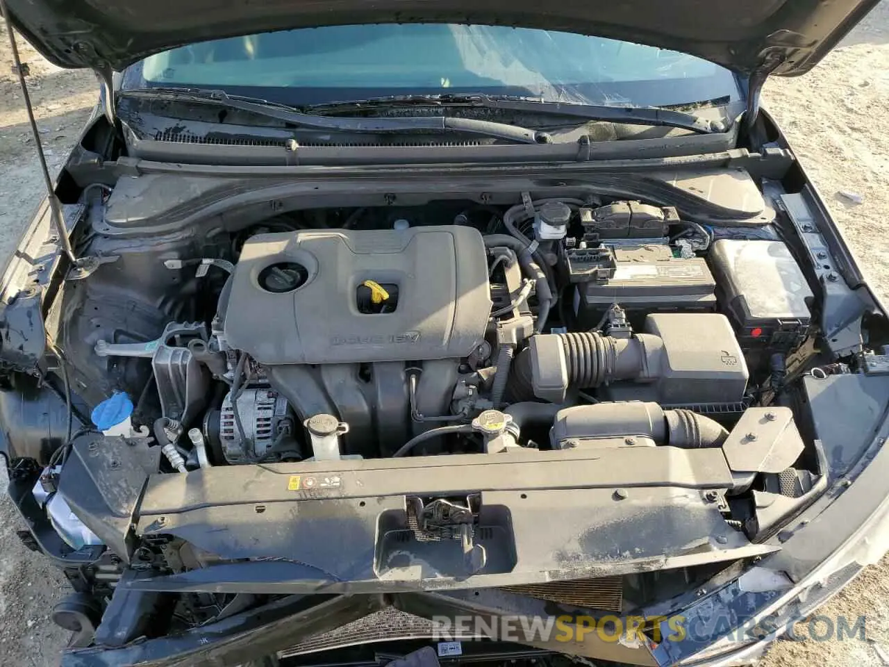 11 fotografías del automóvil dañado 5NPD84LFXLH558091 HYUNDAI ELANTRA 2020