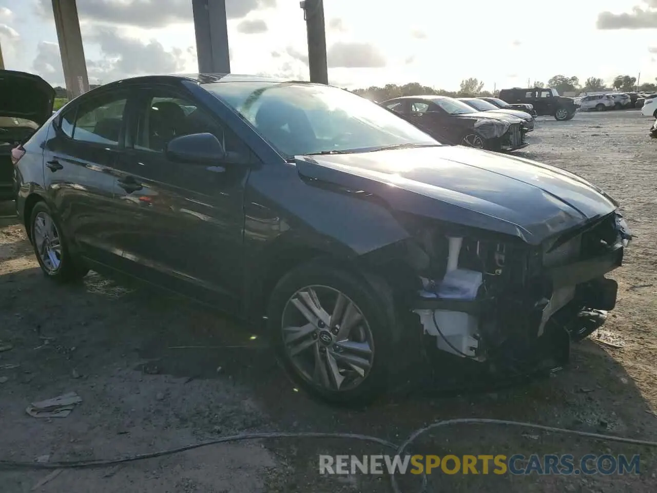 4 fotografías del automóvil dañado 5NPD84LFXLH558091 HYUNDAI ELANTRA 2020