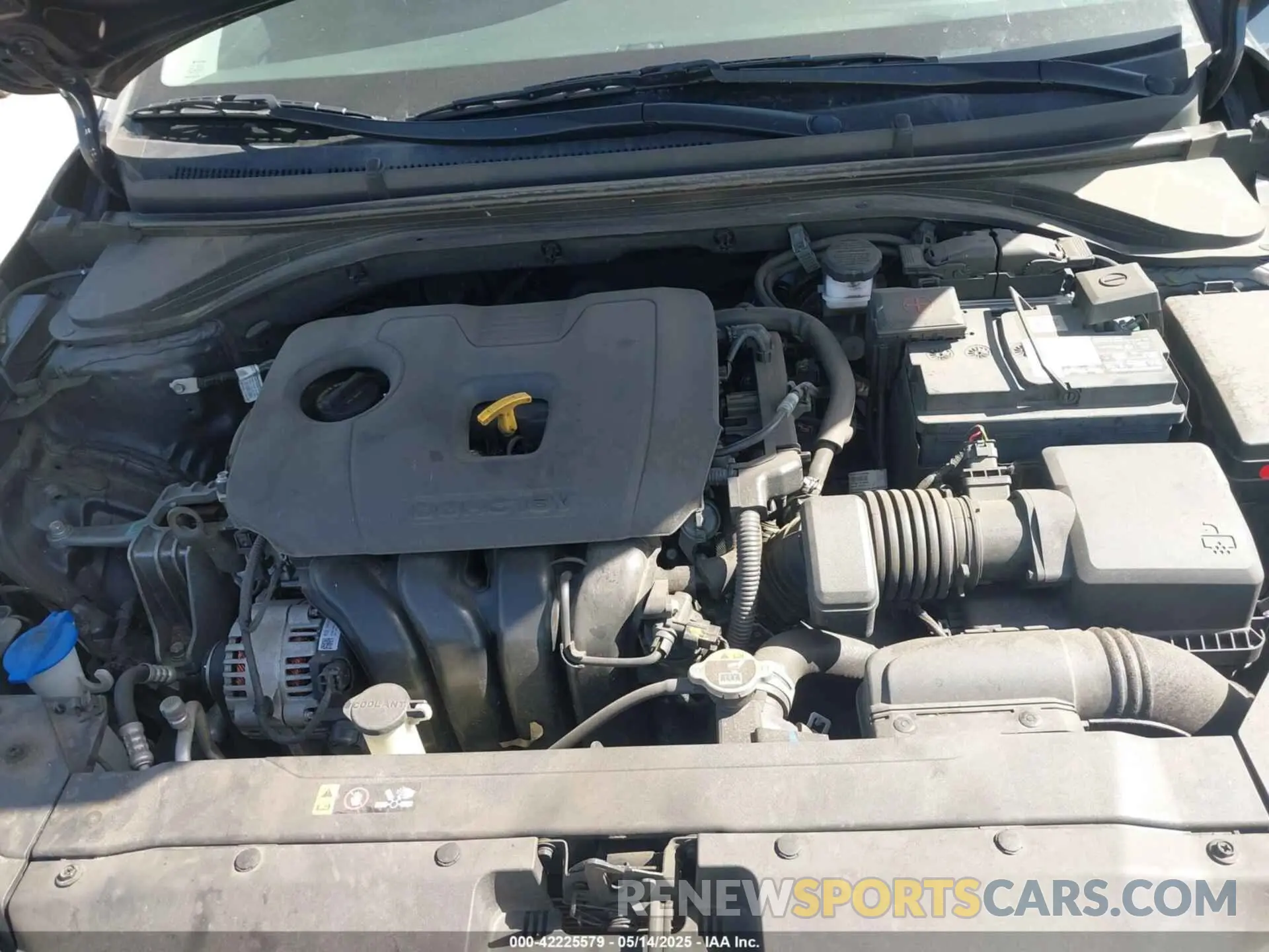 10 fotografías del automóvil dañado 5NPD84LFXLH561461 HYUNDAI ELANTRA 2020